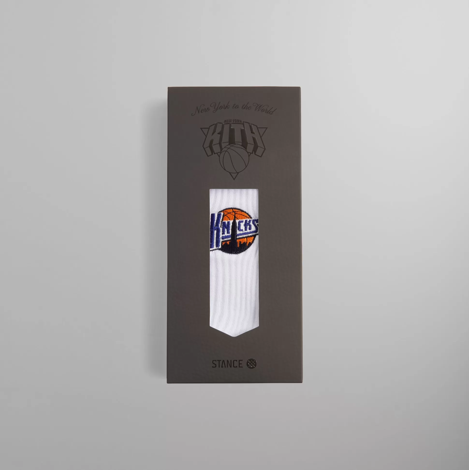 Sale Kith & Stance for the New York Knicks New York City Crew Socks Silk