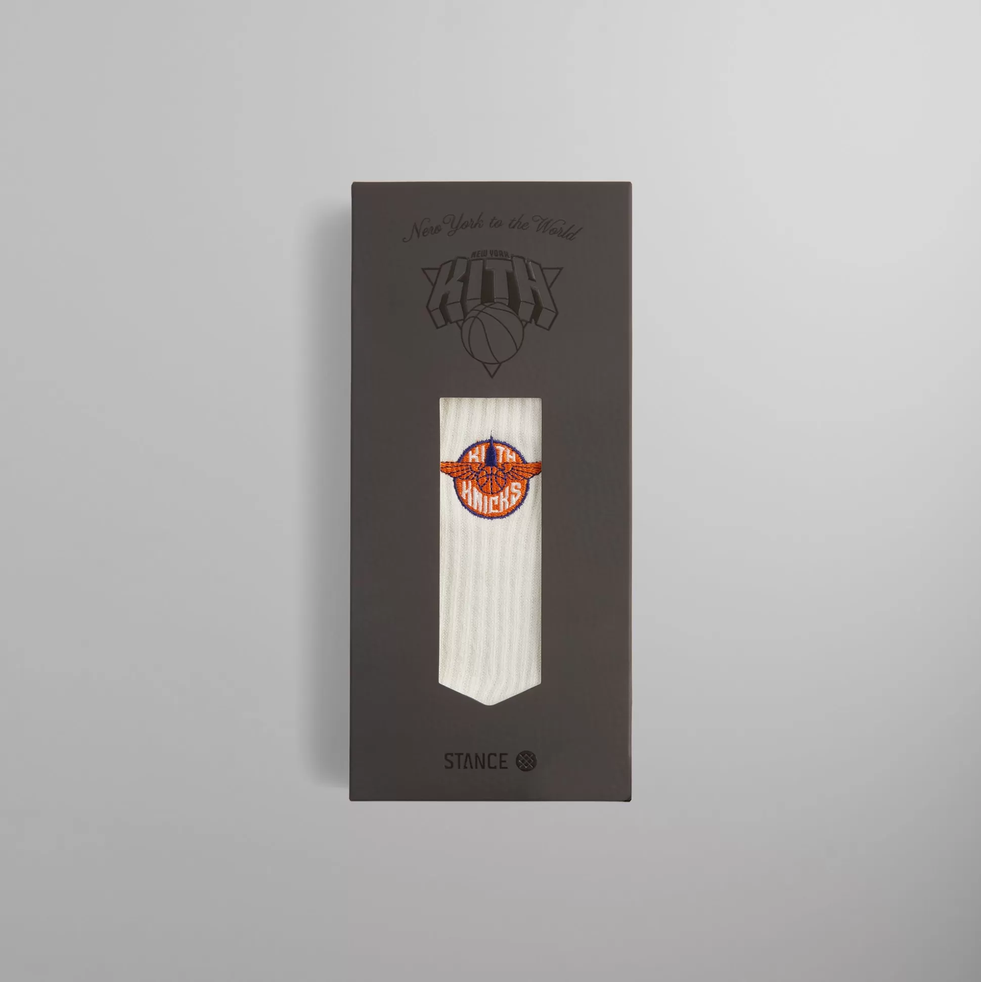 Sale Kith & Stance for the New York Knicks Wingman Crew Socks Silk