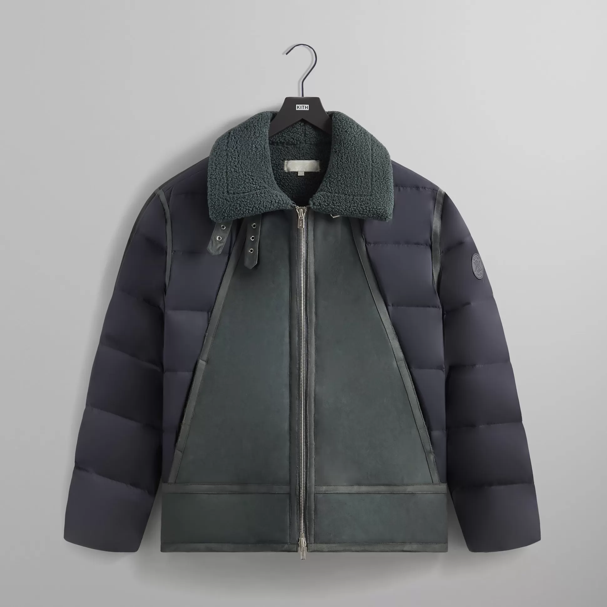 Cheap Kith Arden Bonded Microsuede Combo Jacket Machine