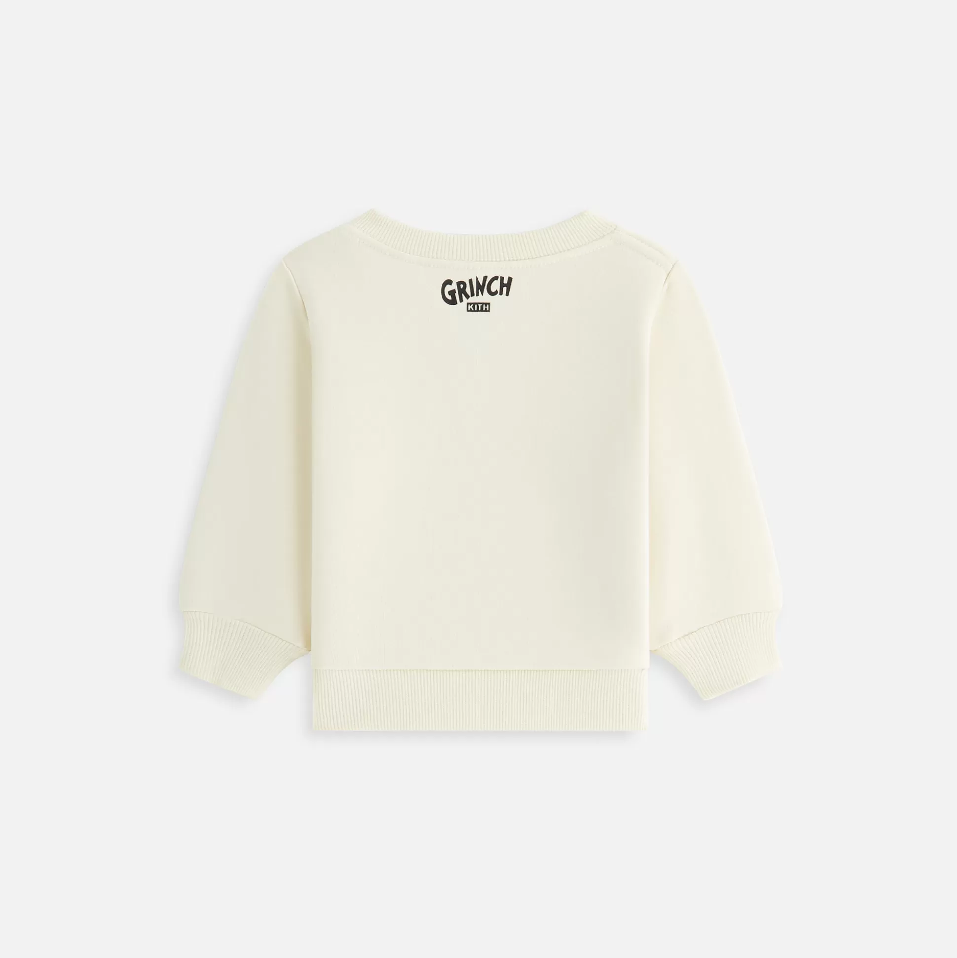 Fashion Kith Baby for The Grinch Classic Logo Crewneck Sandrift