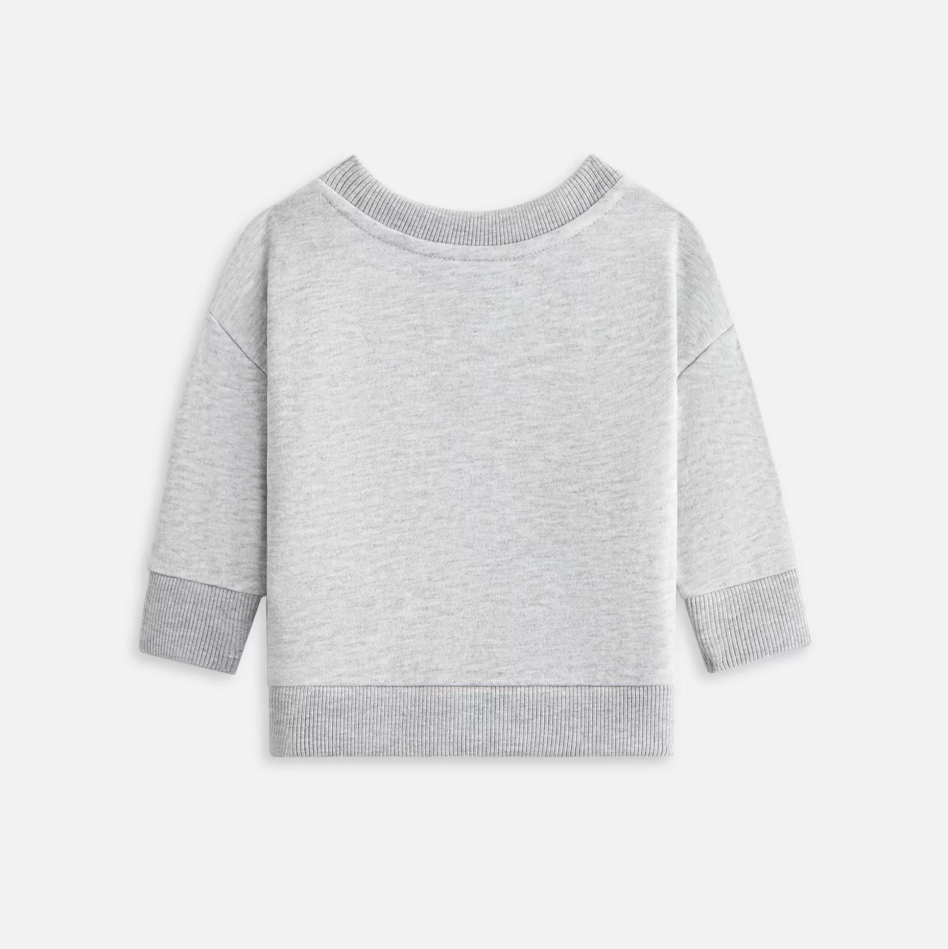 Best Kith Baby Long Sleeve Nelson Crew Light Heather Grey