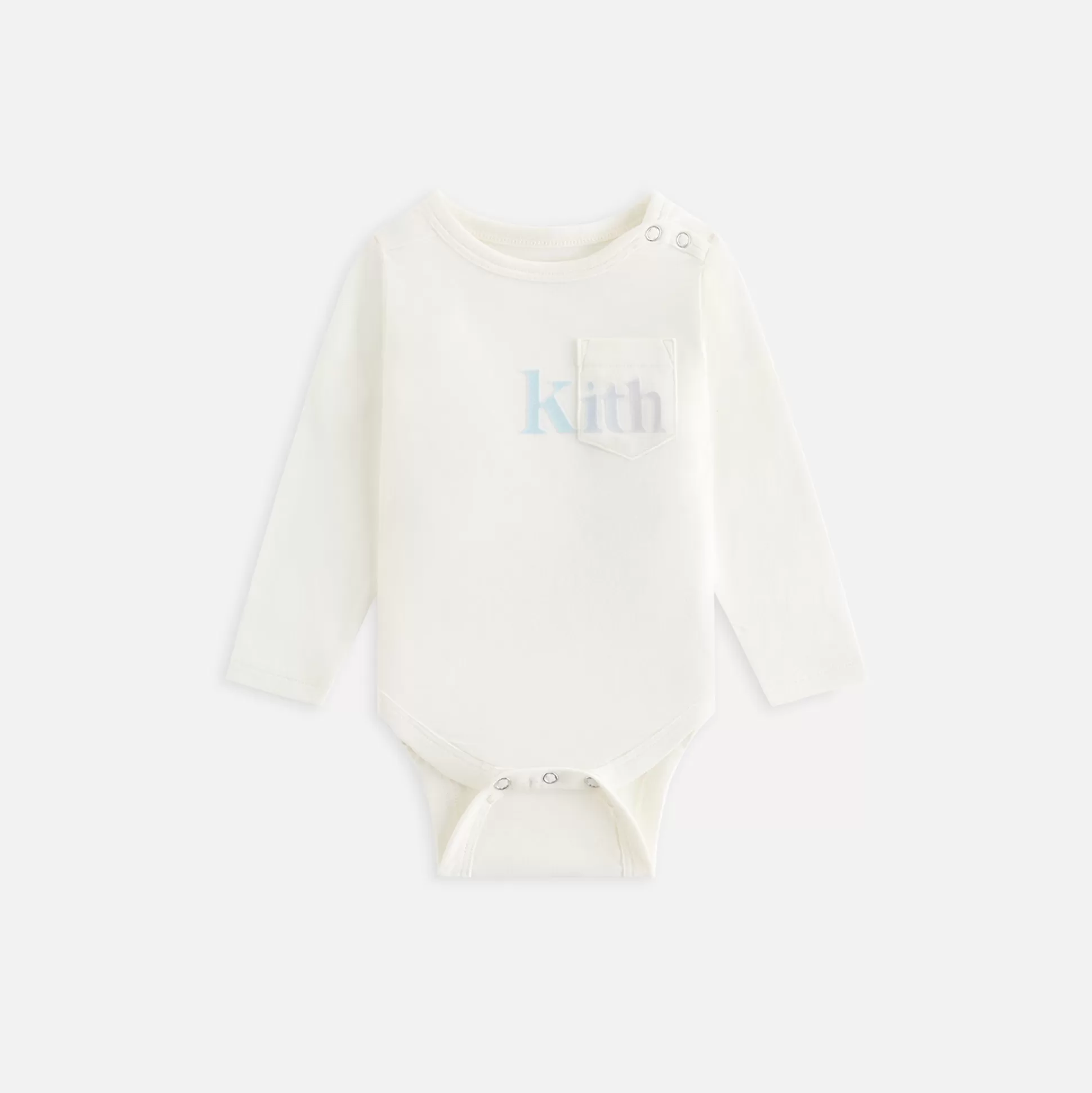 Hot Kith Baby Long Sleeve Quinn Bodysuit Silk