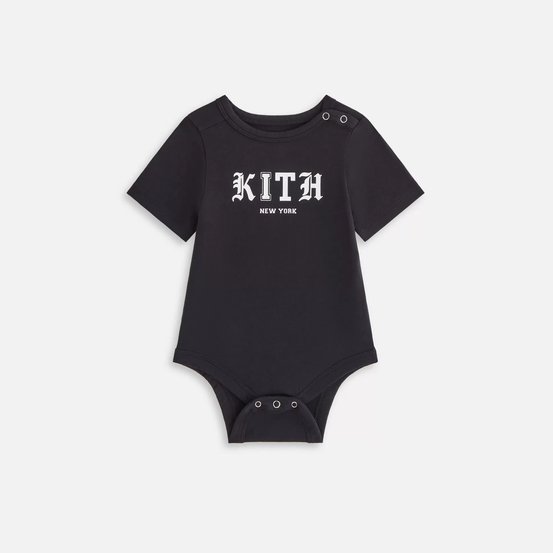 Flash Sale Kith Baby Novelty Logo Graphic Bodysuit Black