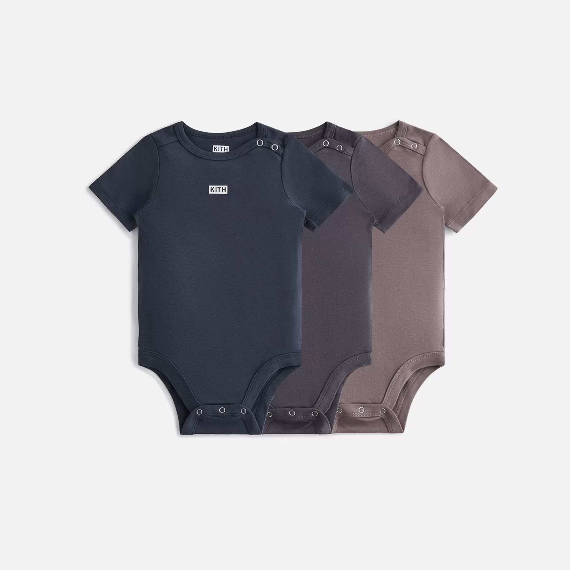 Cheap Kith Baby Palette 3-Pack Bodysuit Battleship