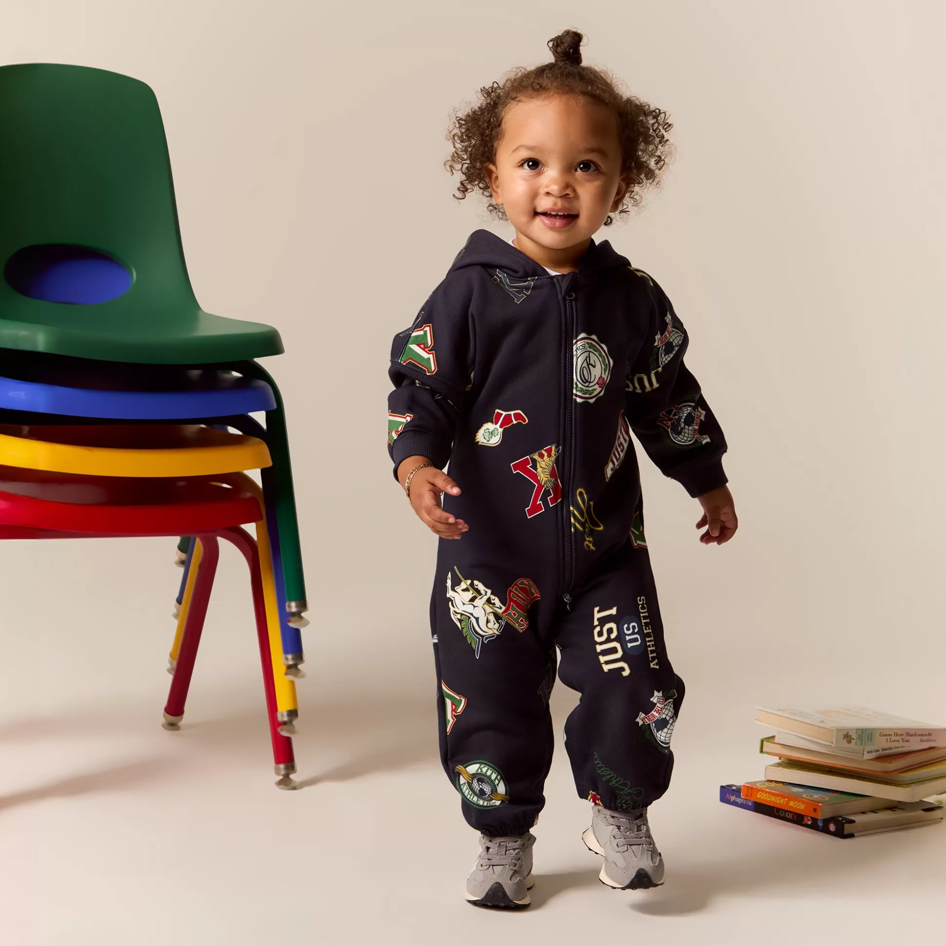 New Kith Baby Printed Nelson Coverall Nocturnal