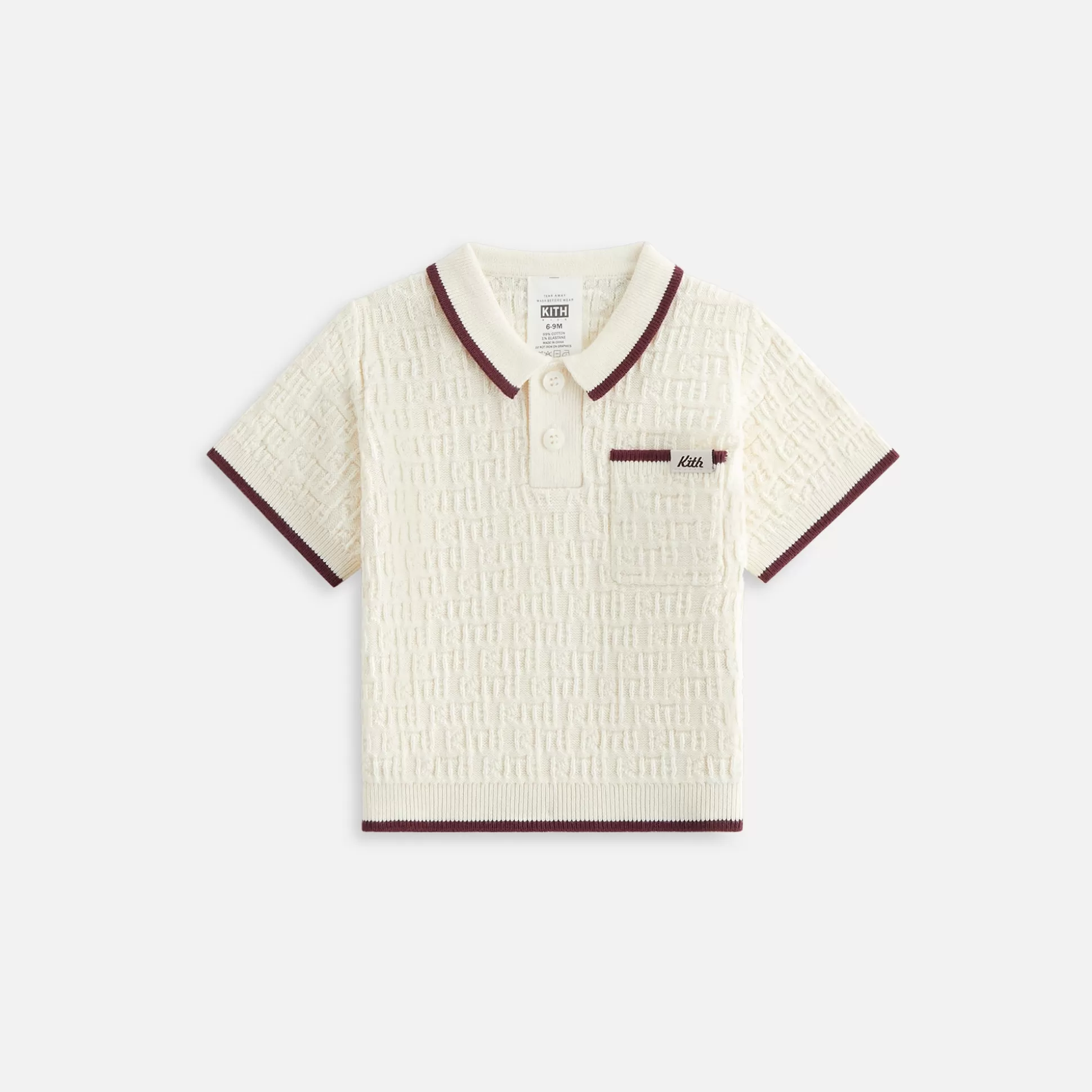 Best Kith Baby Tilden Polo Waffle