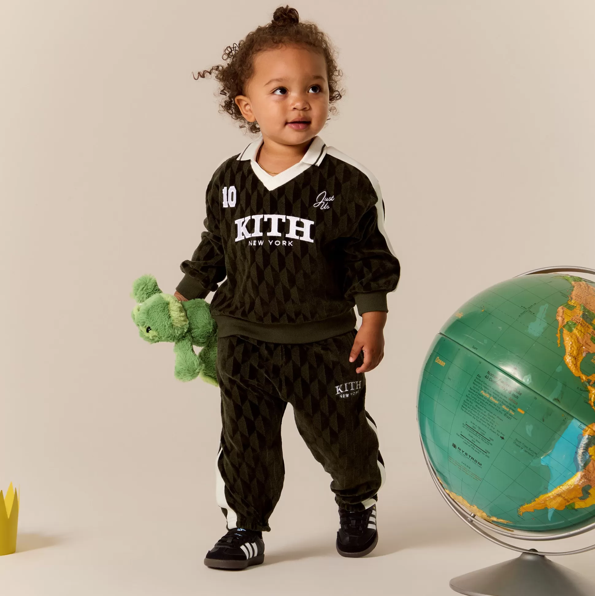 Online Kith Baby Velour Soccer Sweatshirt Cypress