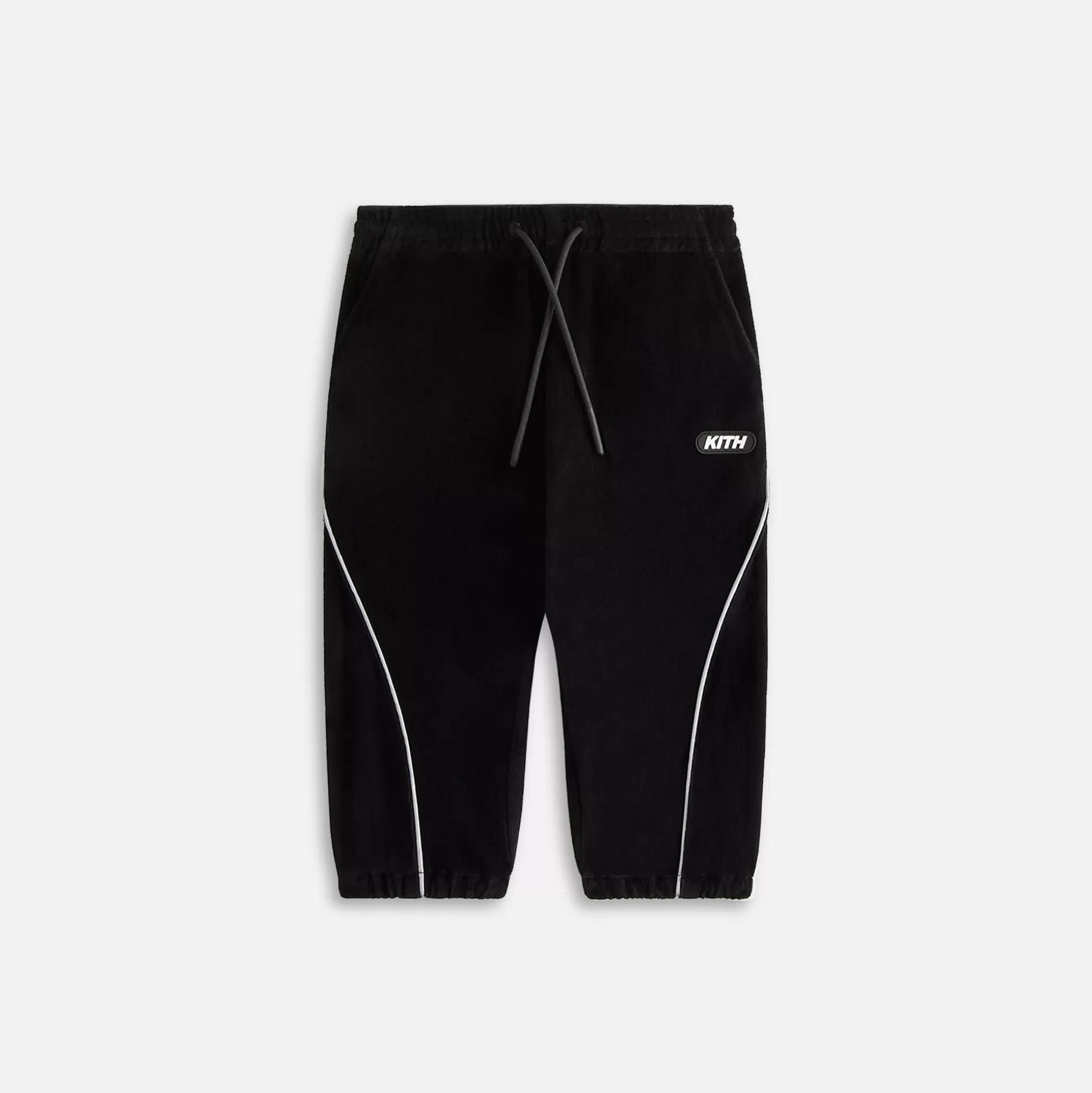 Shop Kith Baby Velour Track Pant Black