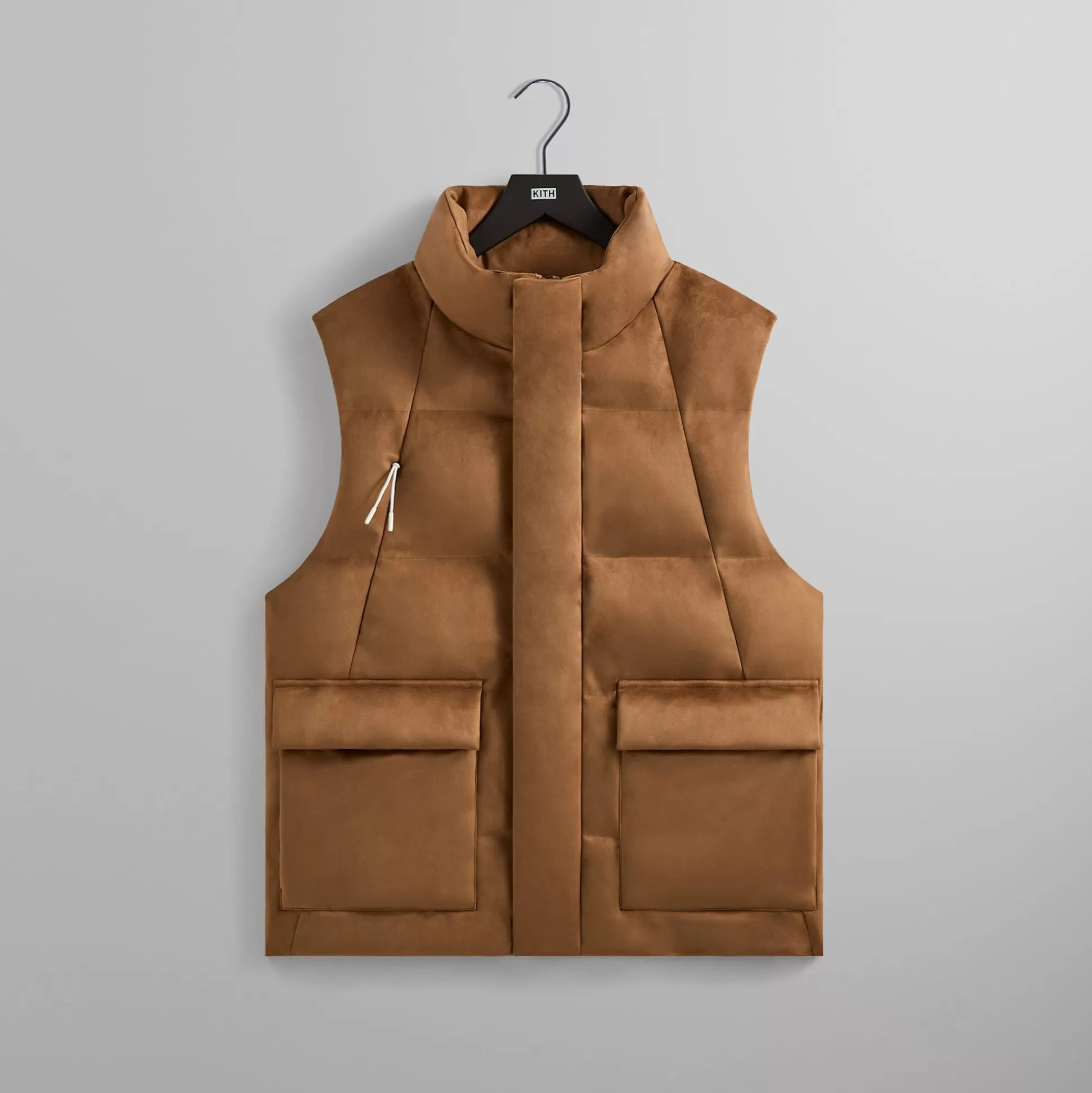 New Kith Bonded Microsuede Midi Vest Mesa