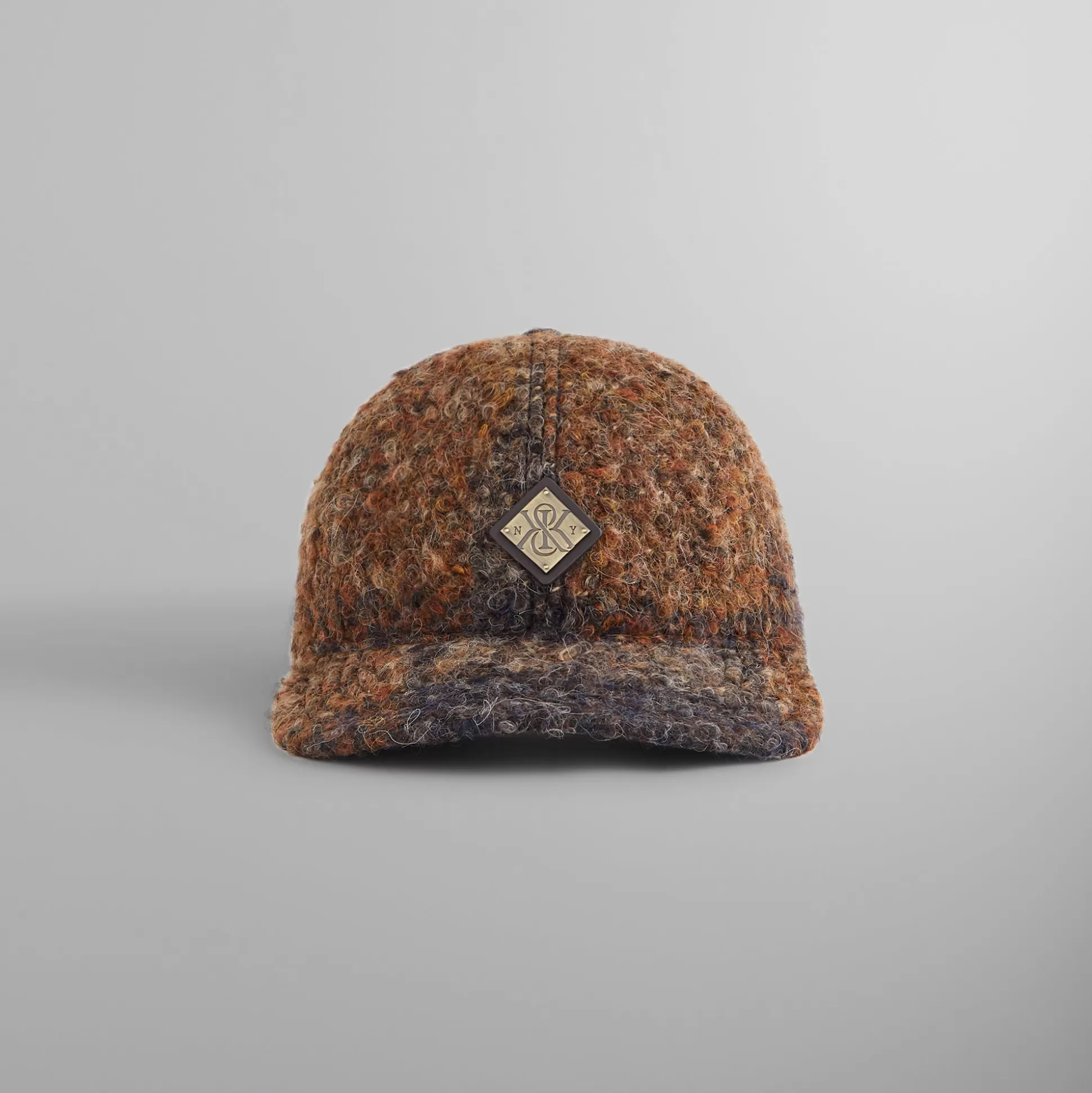 Store Kith Boucle Check Suede Brim Aaron Cap Kindling