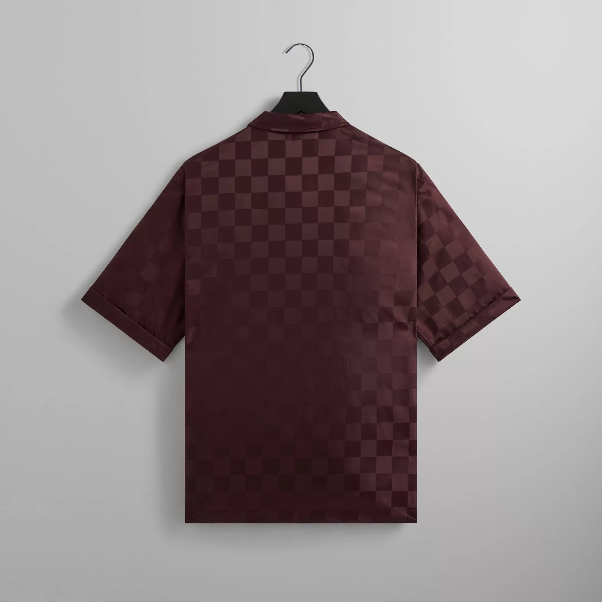 Hot Kith Checkered Satin Reade Shirt Rave