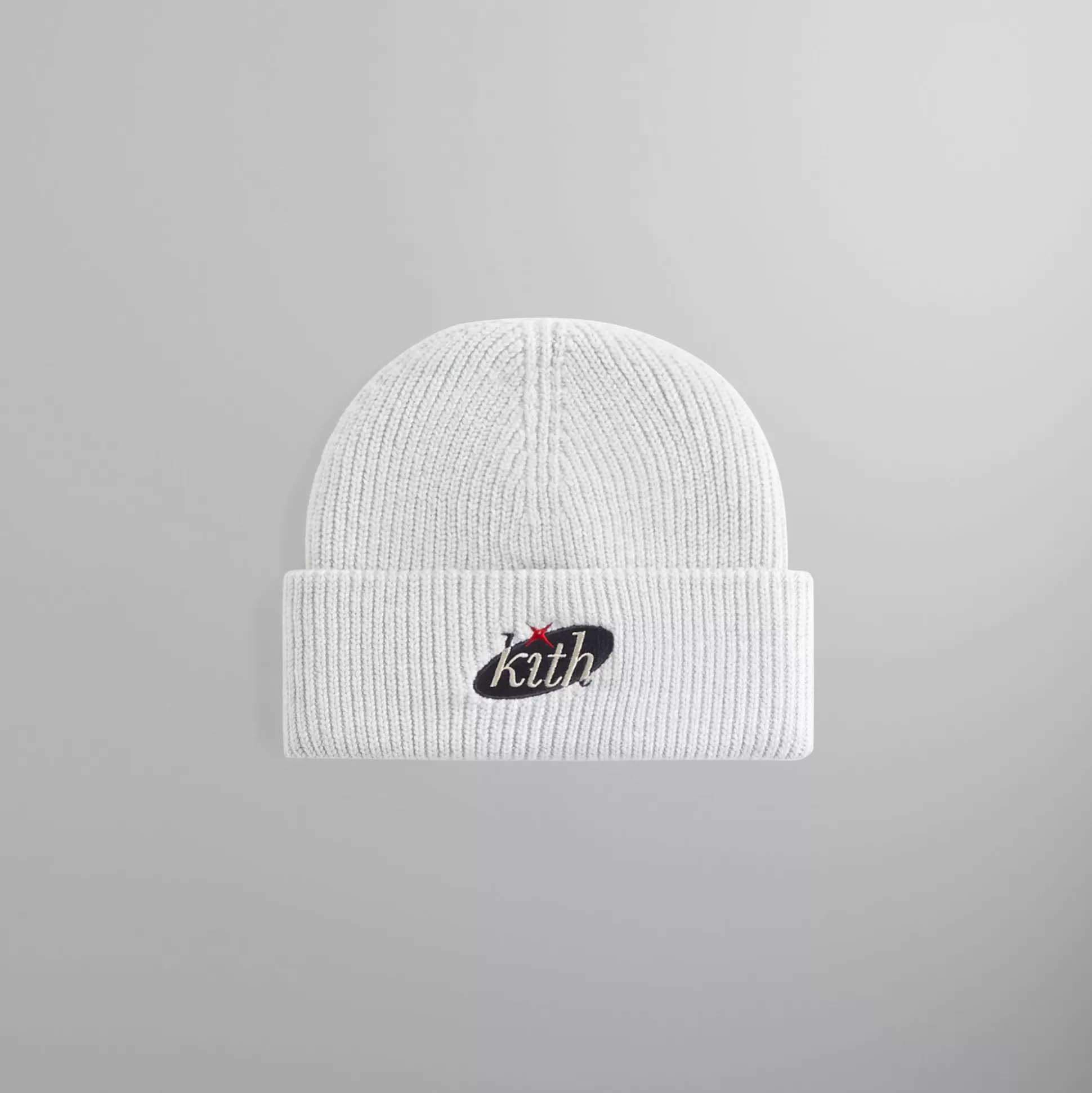 Online Kith Chunky Cotton Mia Beanie Light Heather Grey