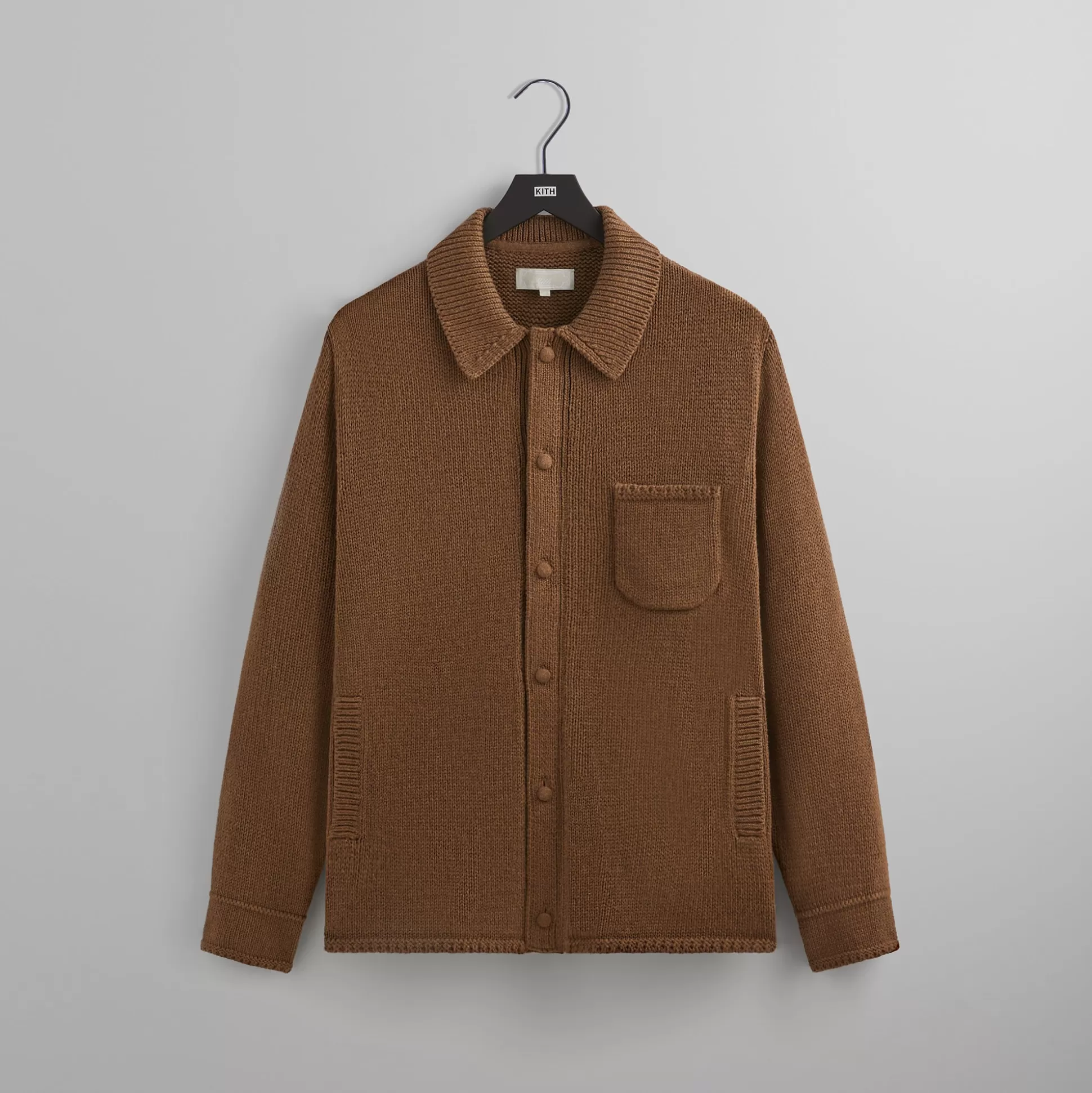 Clearance Kith Chunky Knit Ginza Cardigan Earth Heather