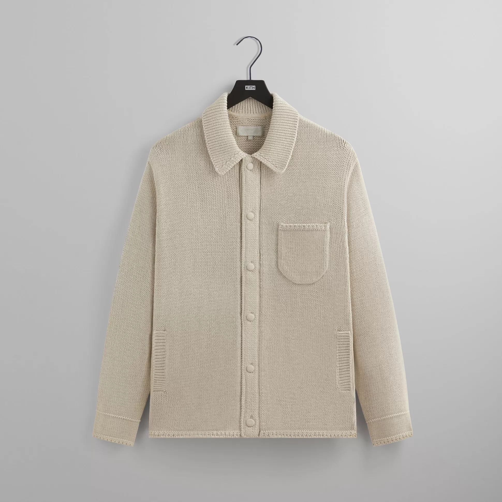 Store Kith Chunky Knit Ginza Cardigan Sandy Heather