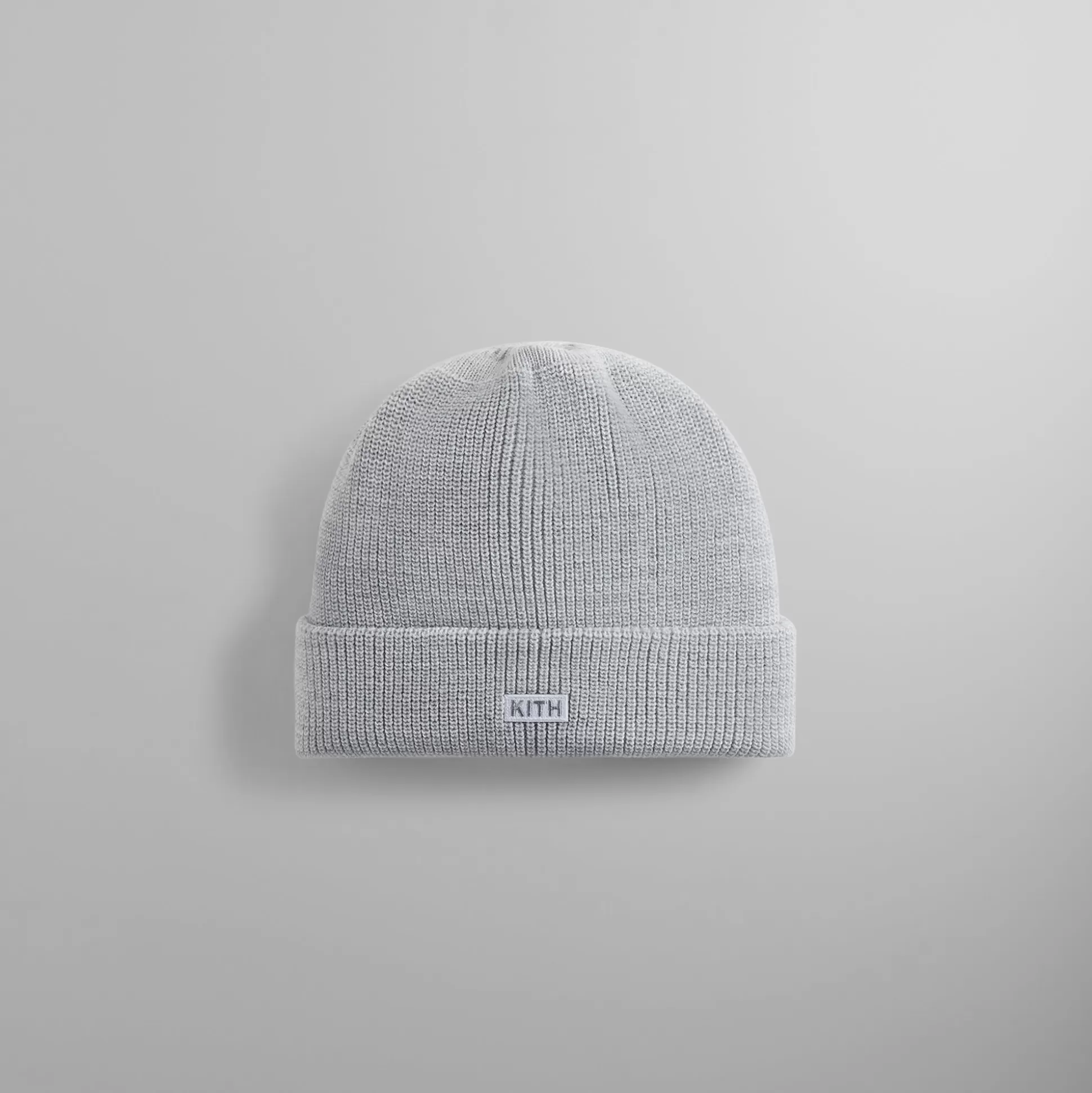 Store Kith Classic Beanie Light Heather Grey