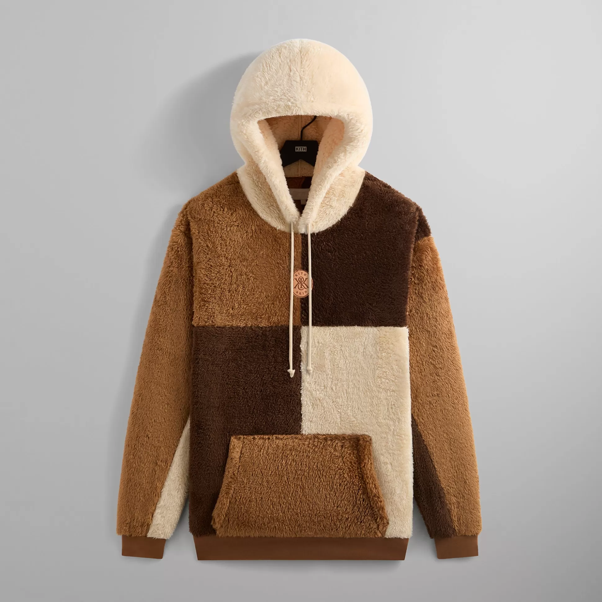 Best Kith Color-Blocked Plush Hoodie Curb