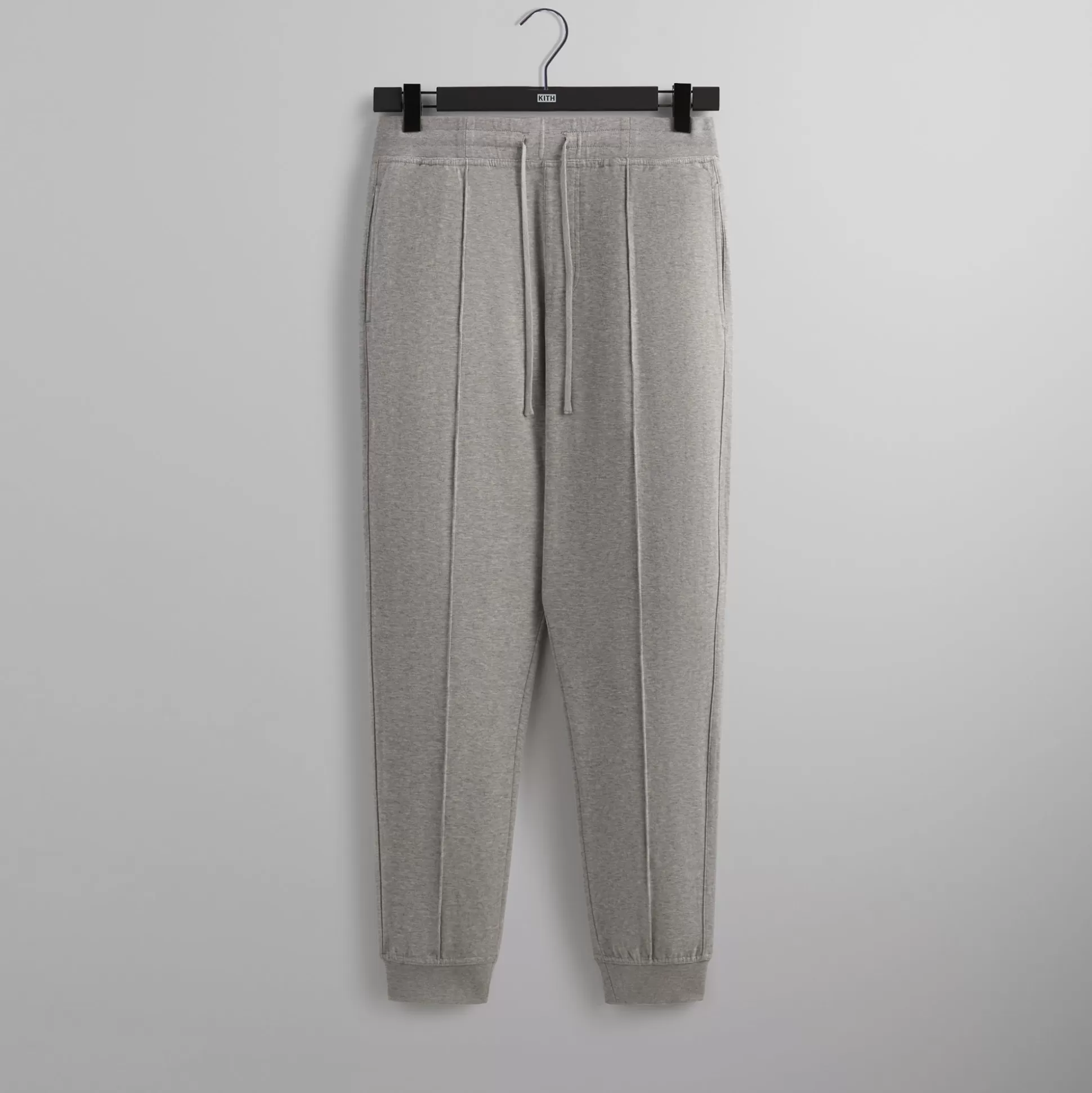 Cheap Kith Double Face Pierre Sweatpant Mid Heather Grey