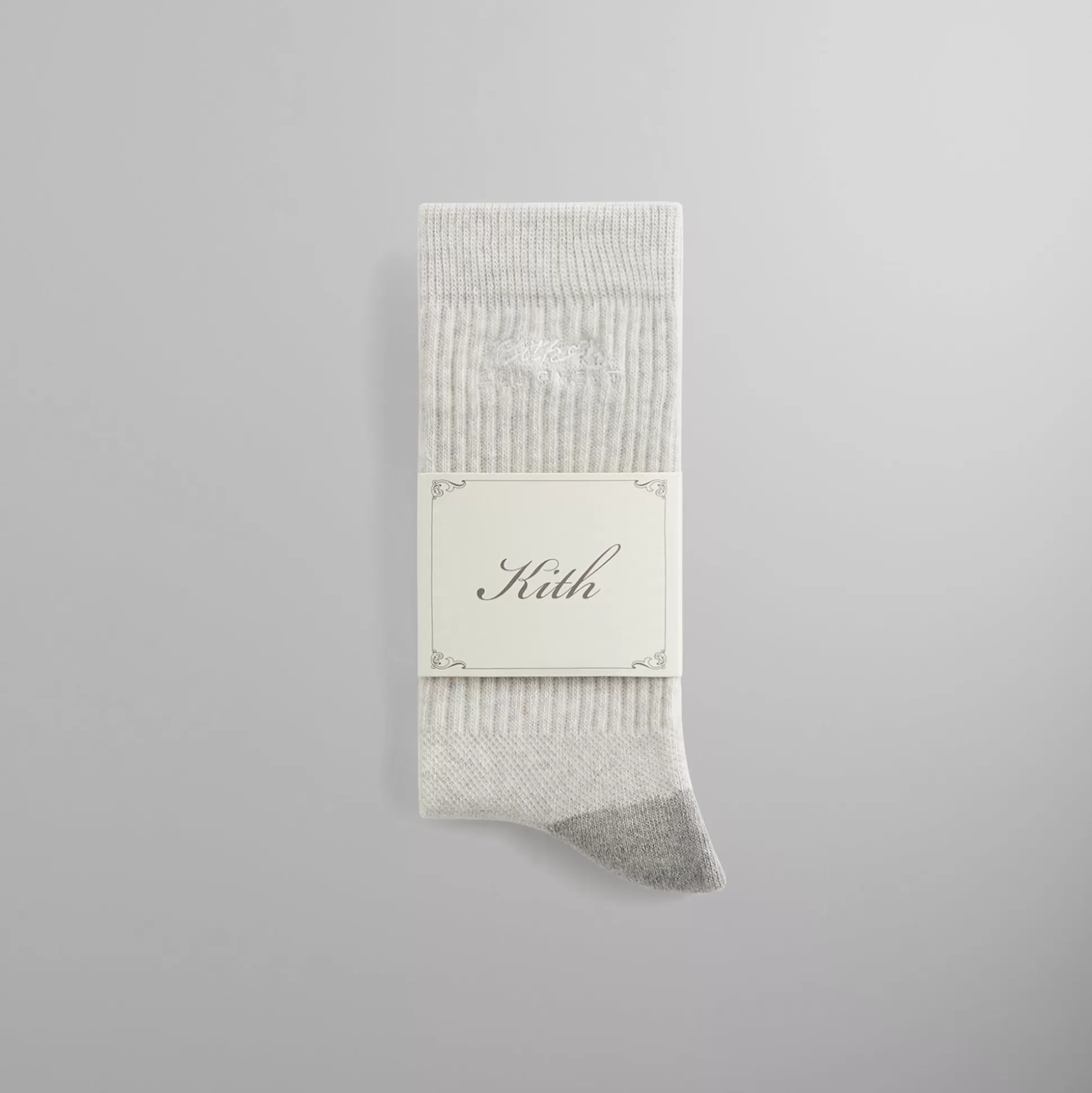 New Kith Equipment Socks Heather Grey