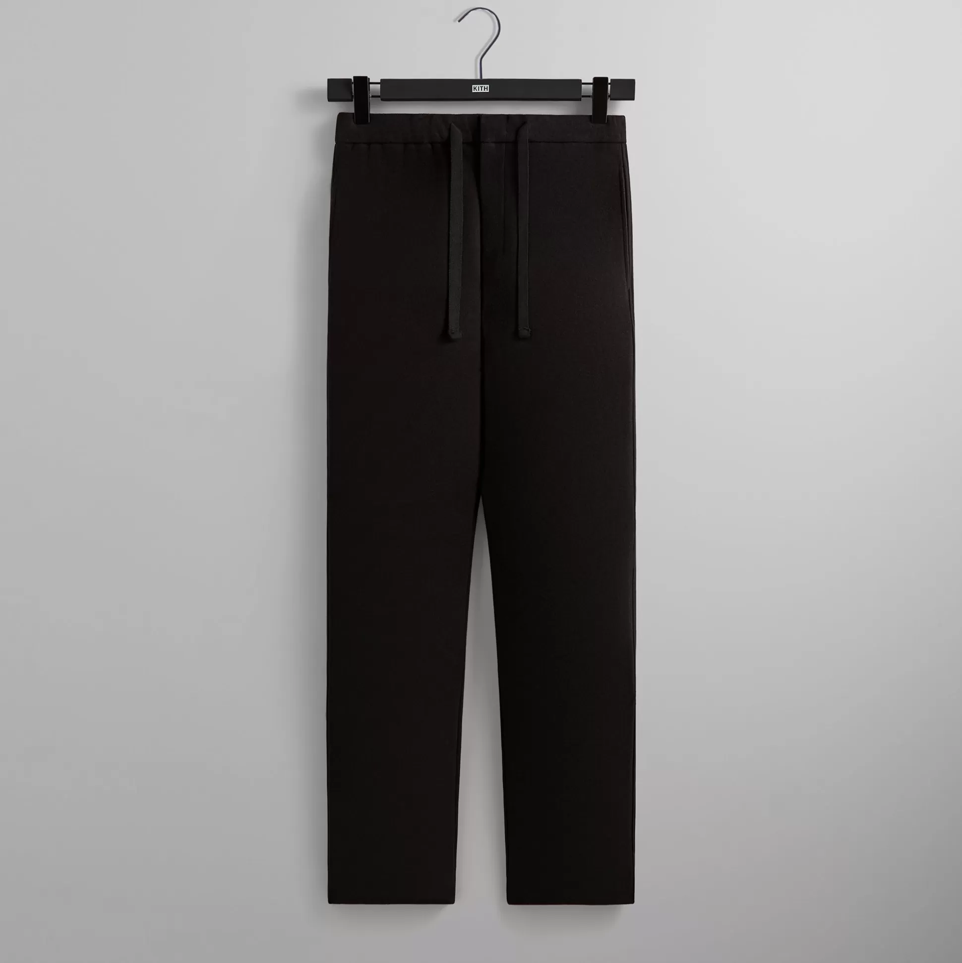 Shop Kith Felted Jersey Bentley Pant Black