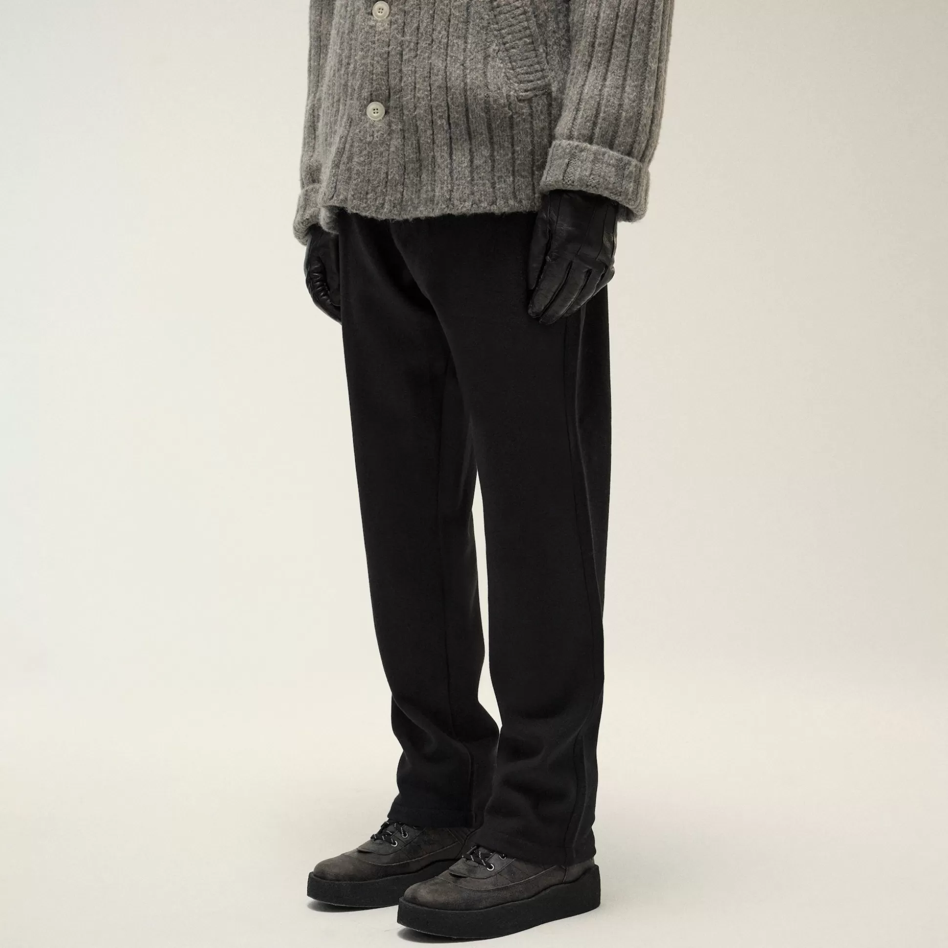 Clearance Kith Felted Jersey Lorimer Pant Black