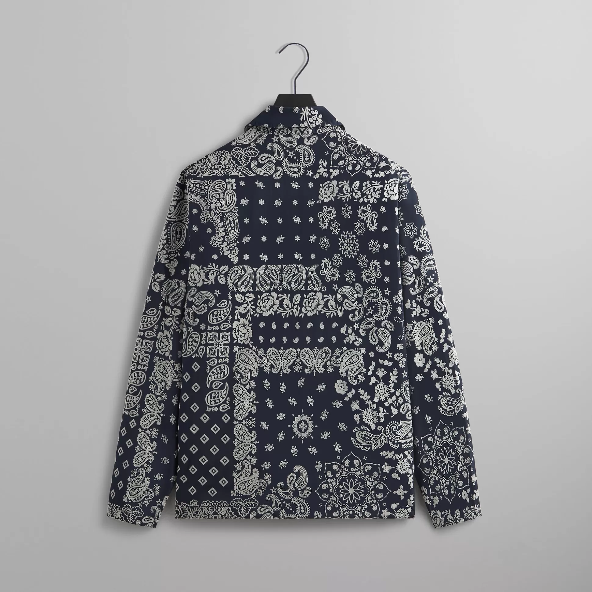 Clearance Kith Flocked Deconstructed Bandana Coaches Jacket Nocturnal