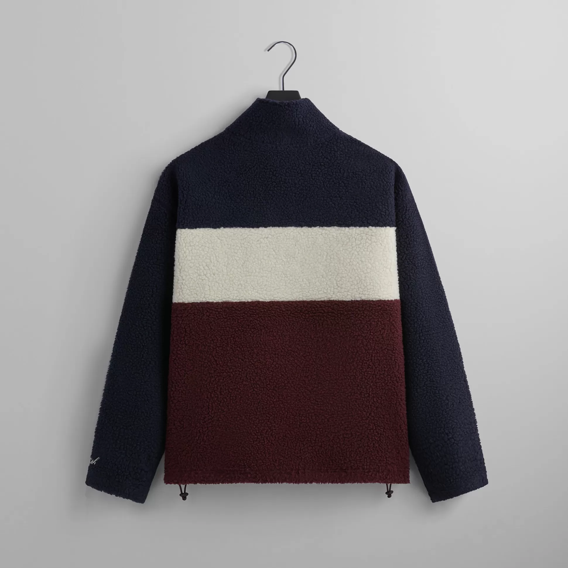 Sale Kith for Bergdorf Goodman Heavy Sherpa Quarter Zip Nocturnal