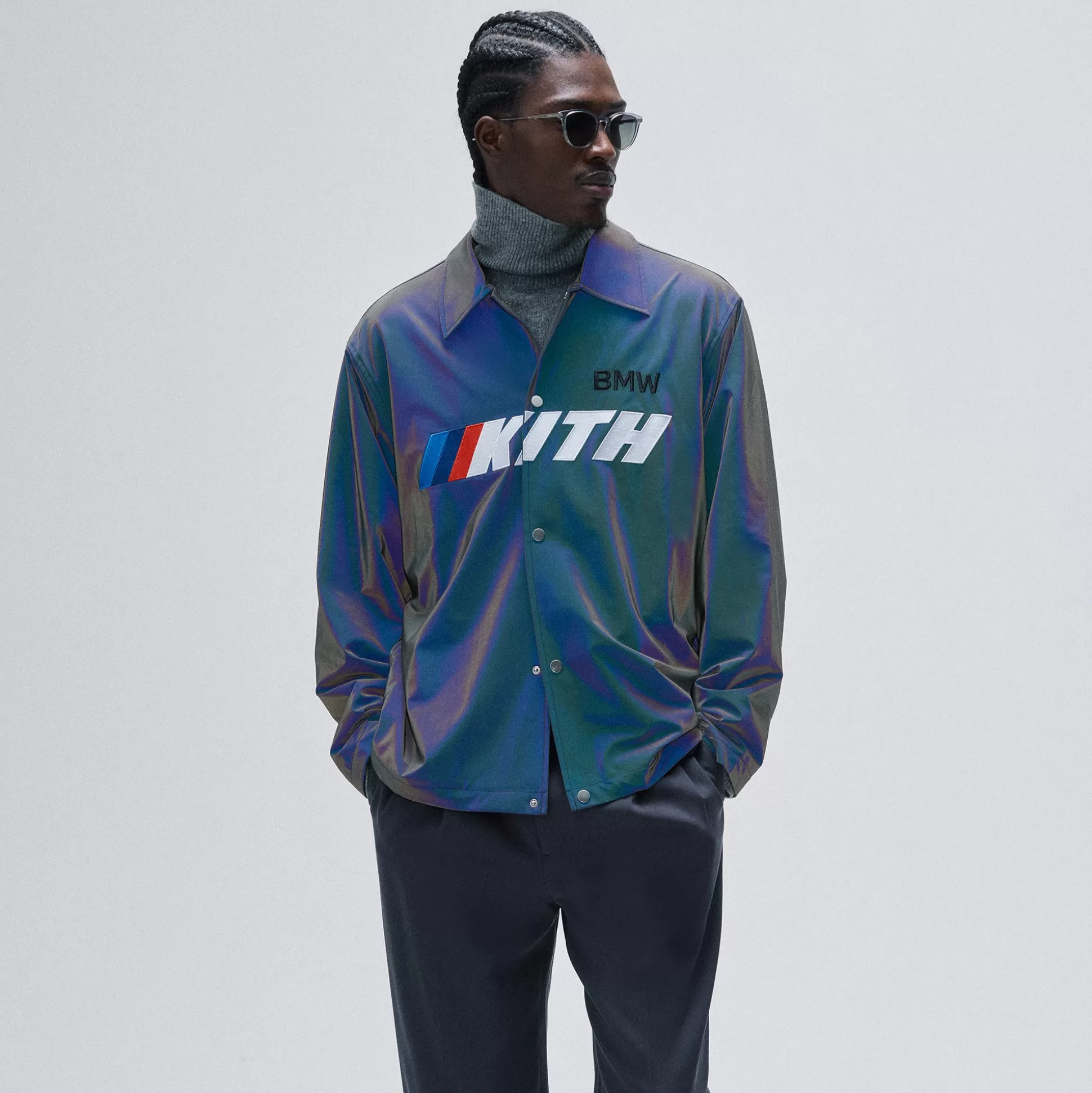 New Kith for BMW Kieran Coaches Jacket Techno Violet