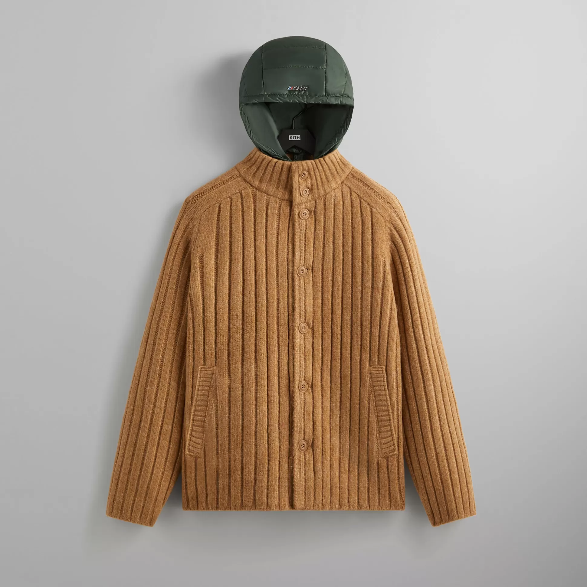 Outlet Kith for BMW Knit Alvaro Jacket Desert