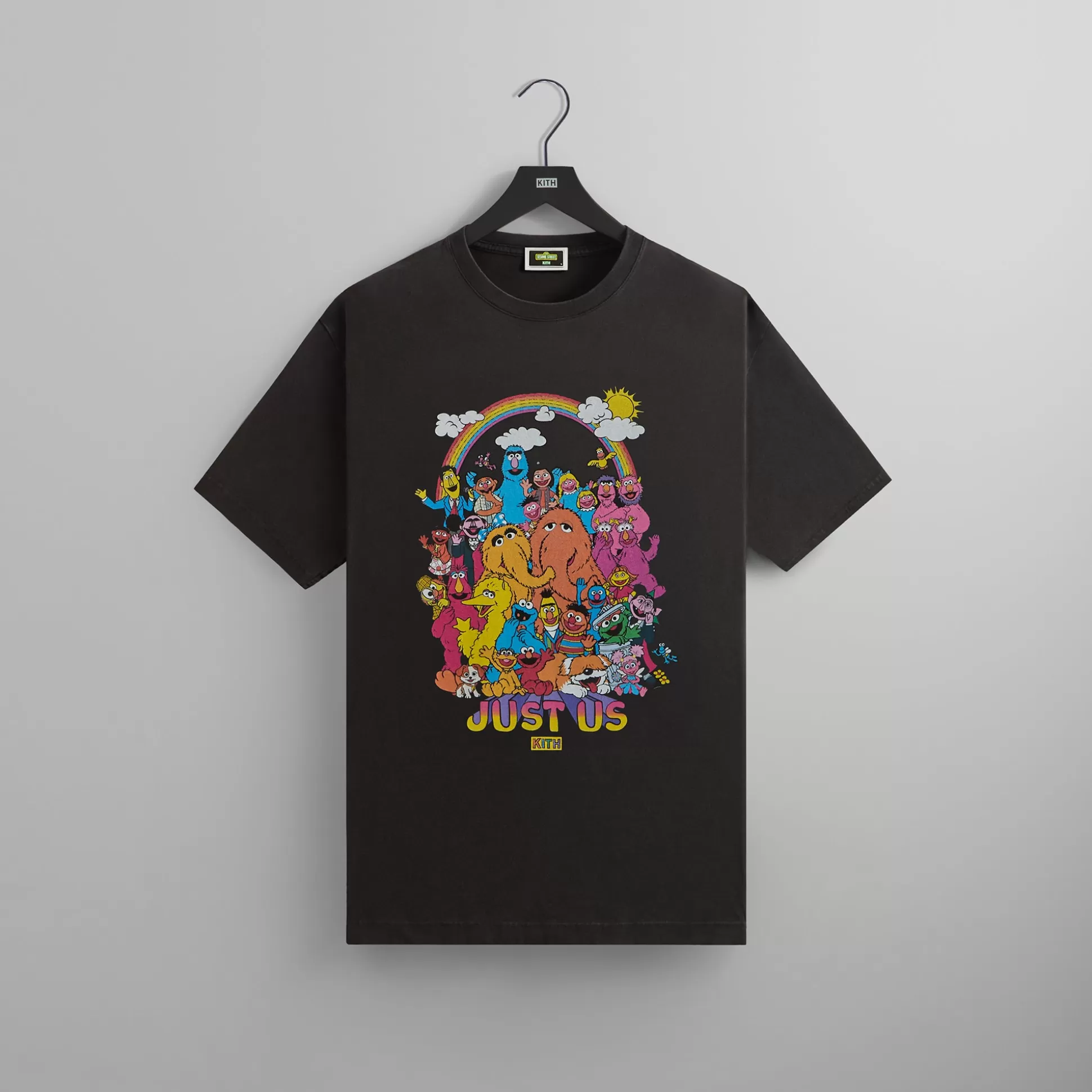 Sale Kith for Sesame Street Characters Vintage Tee Black