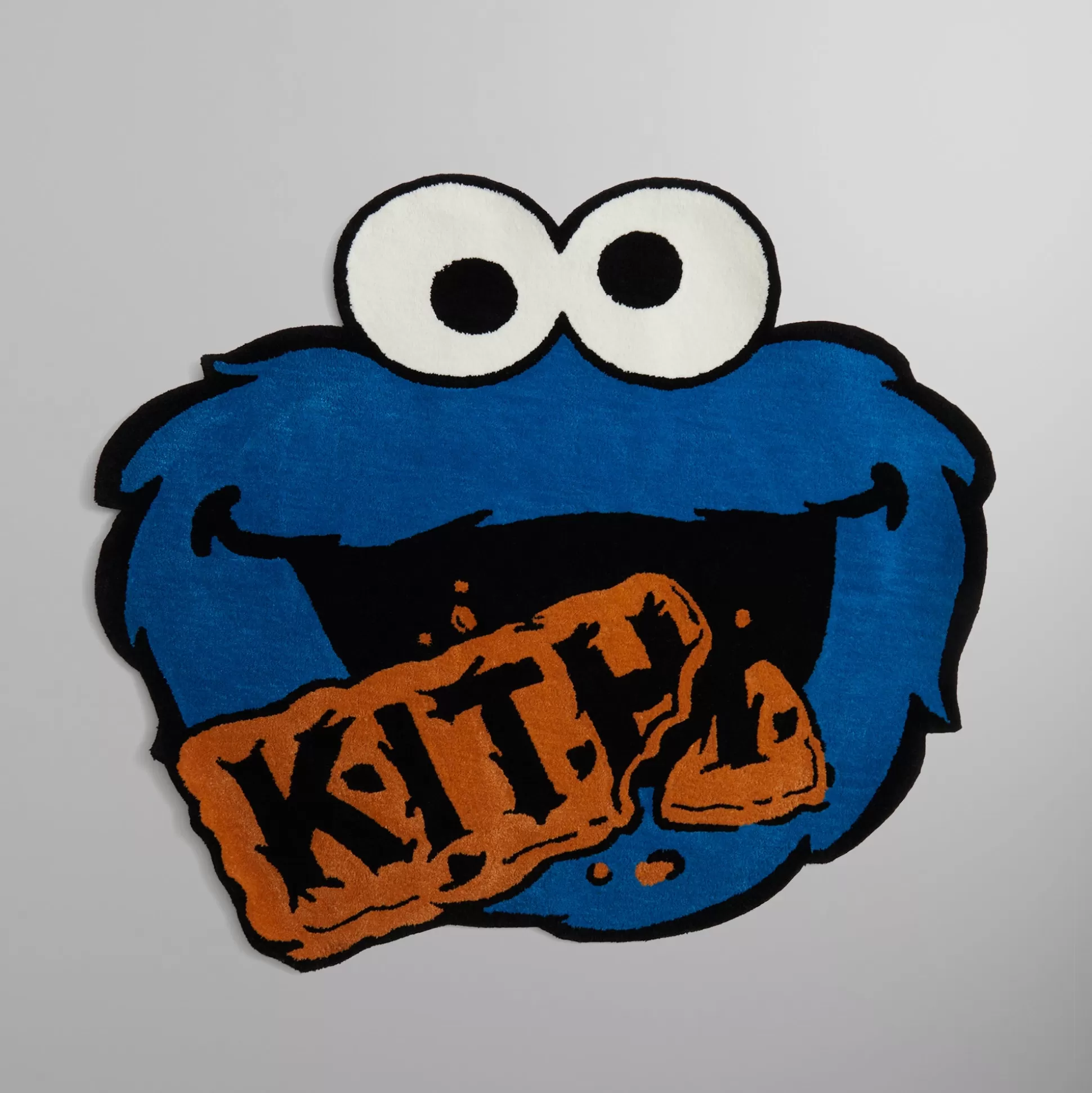 Online Kith for Sesame Street Cookie Monster Rug Chicory