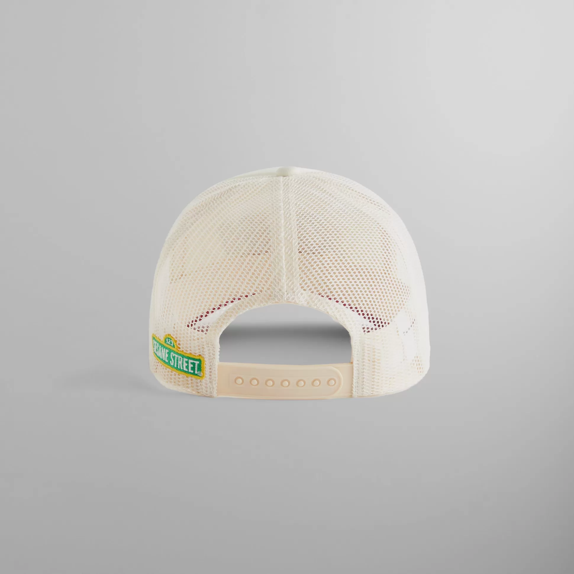 Fashion Kith for Sesame Street Fast Elmo Nolan Trucker Cap Sandrift