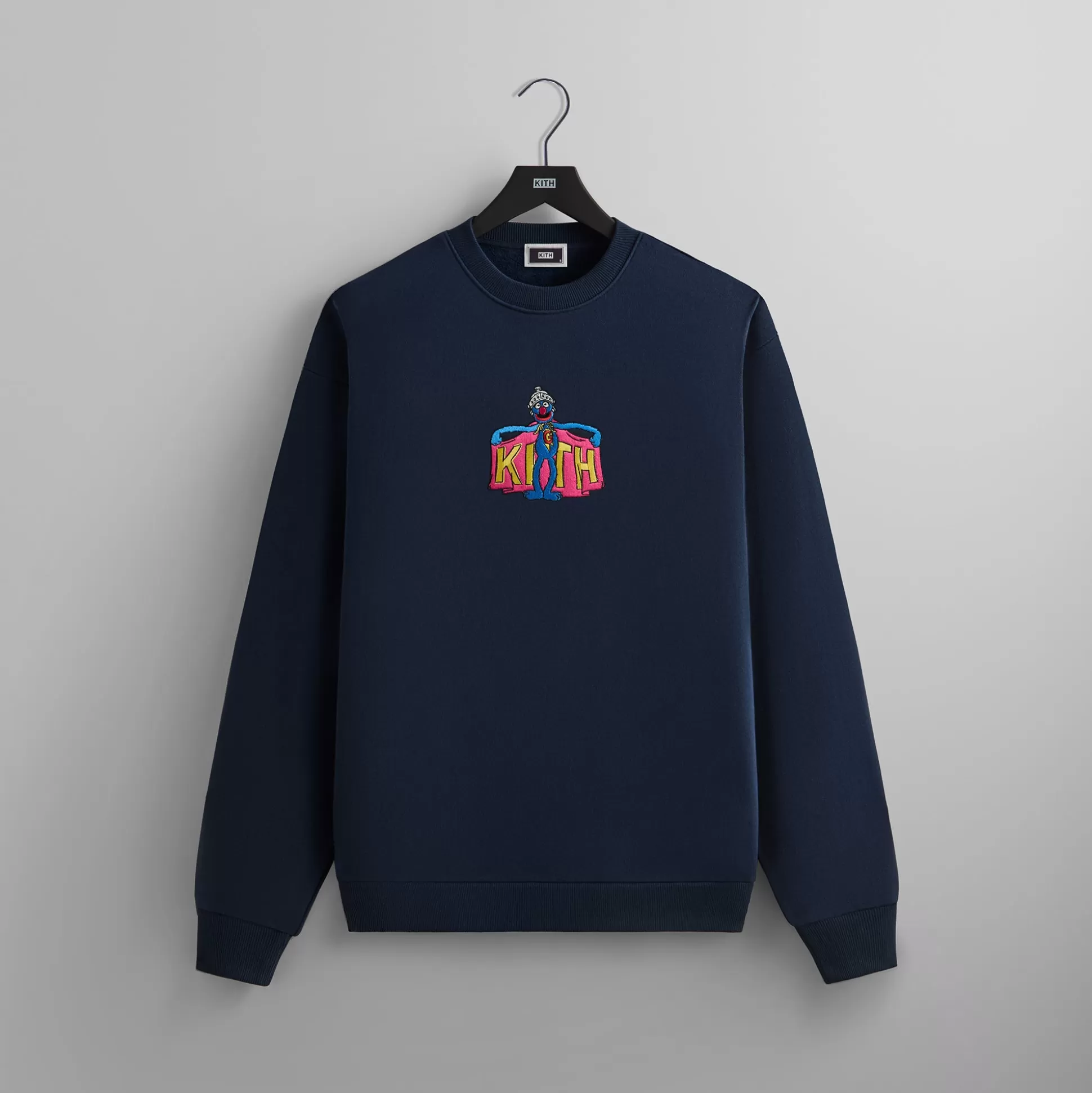 Best Kith for Sesame Street Super Grover Nelson Crewneck Nocturnal