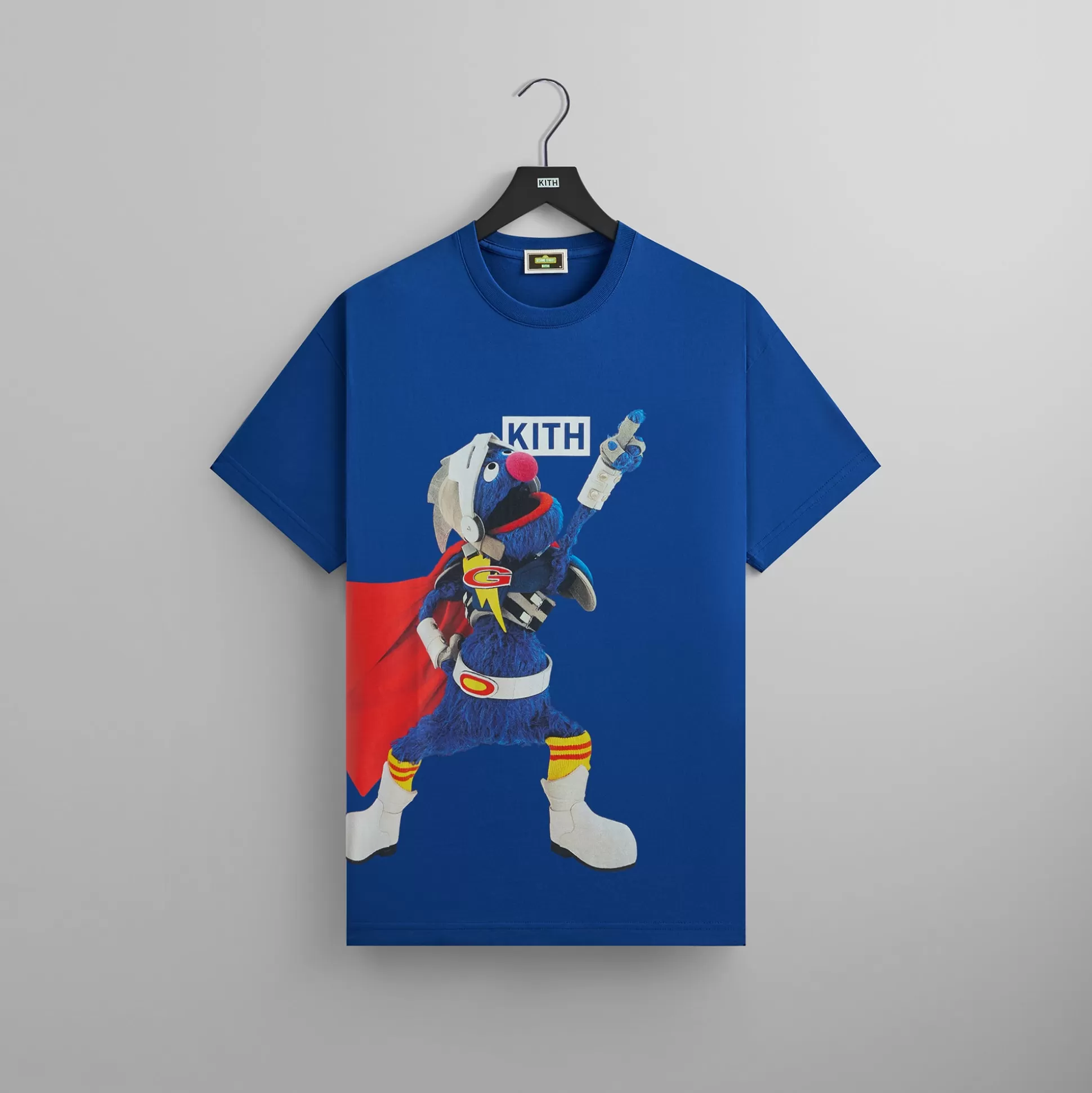 Best Sale Kith for Sesame Street Super Grover Tee Current