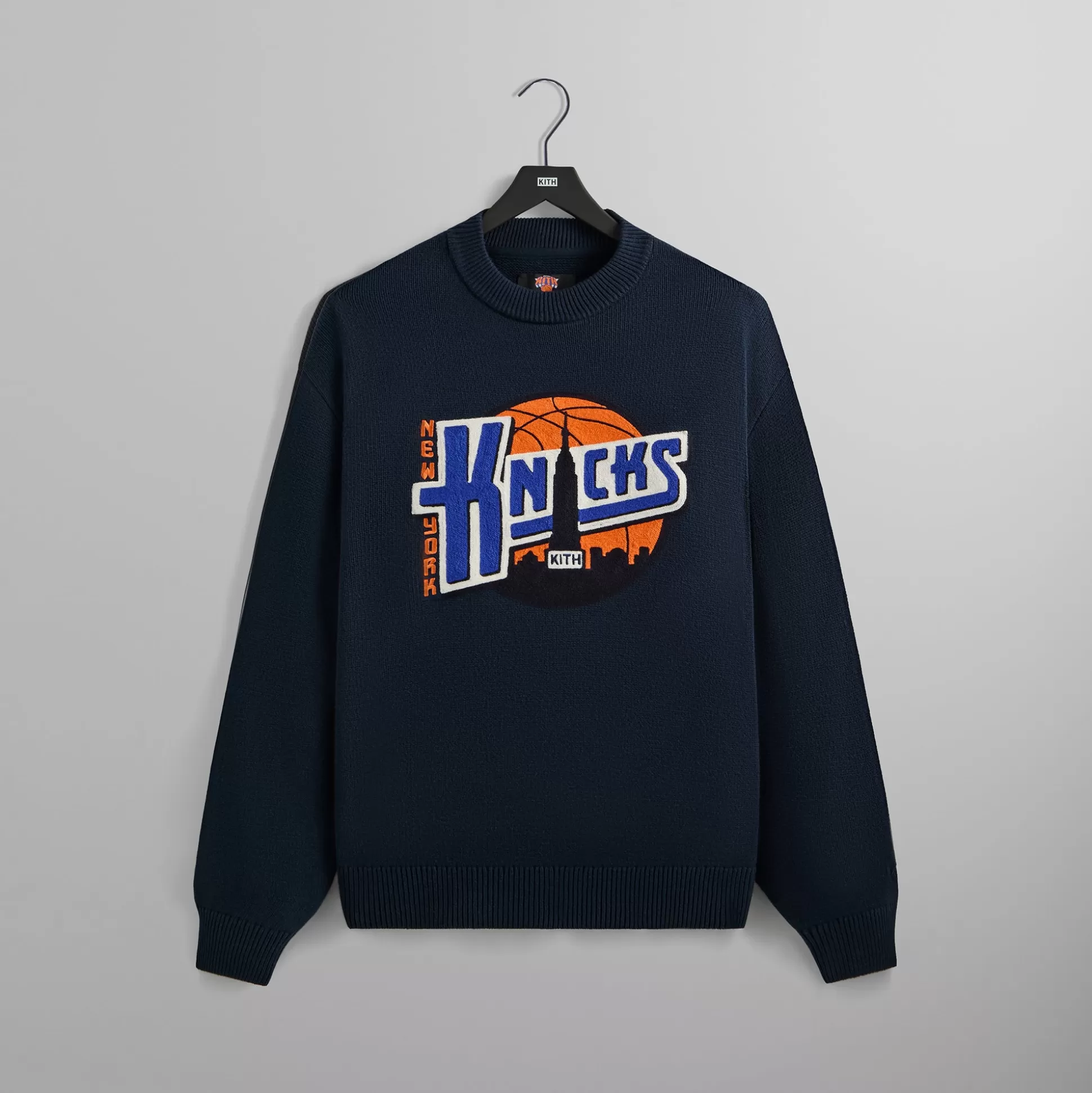 Fashion Kith for the New York Knicks Ball Lewis Sweater Nocturnal