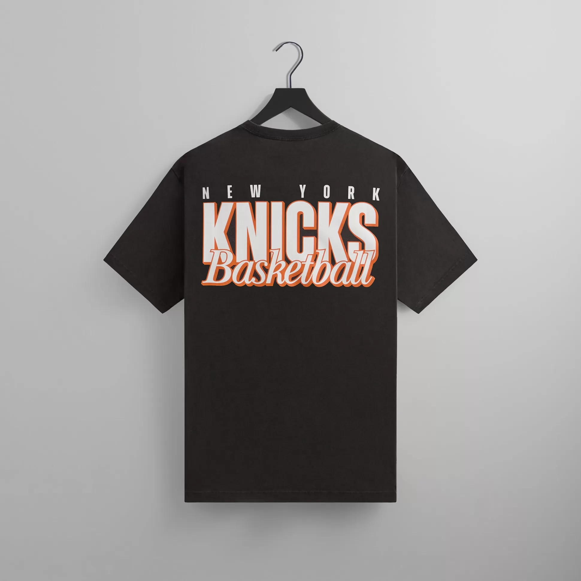 New Kith for the New York Knicks Classic Vintage Tee Black