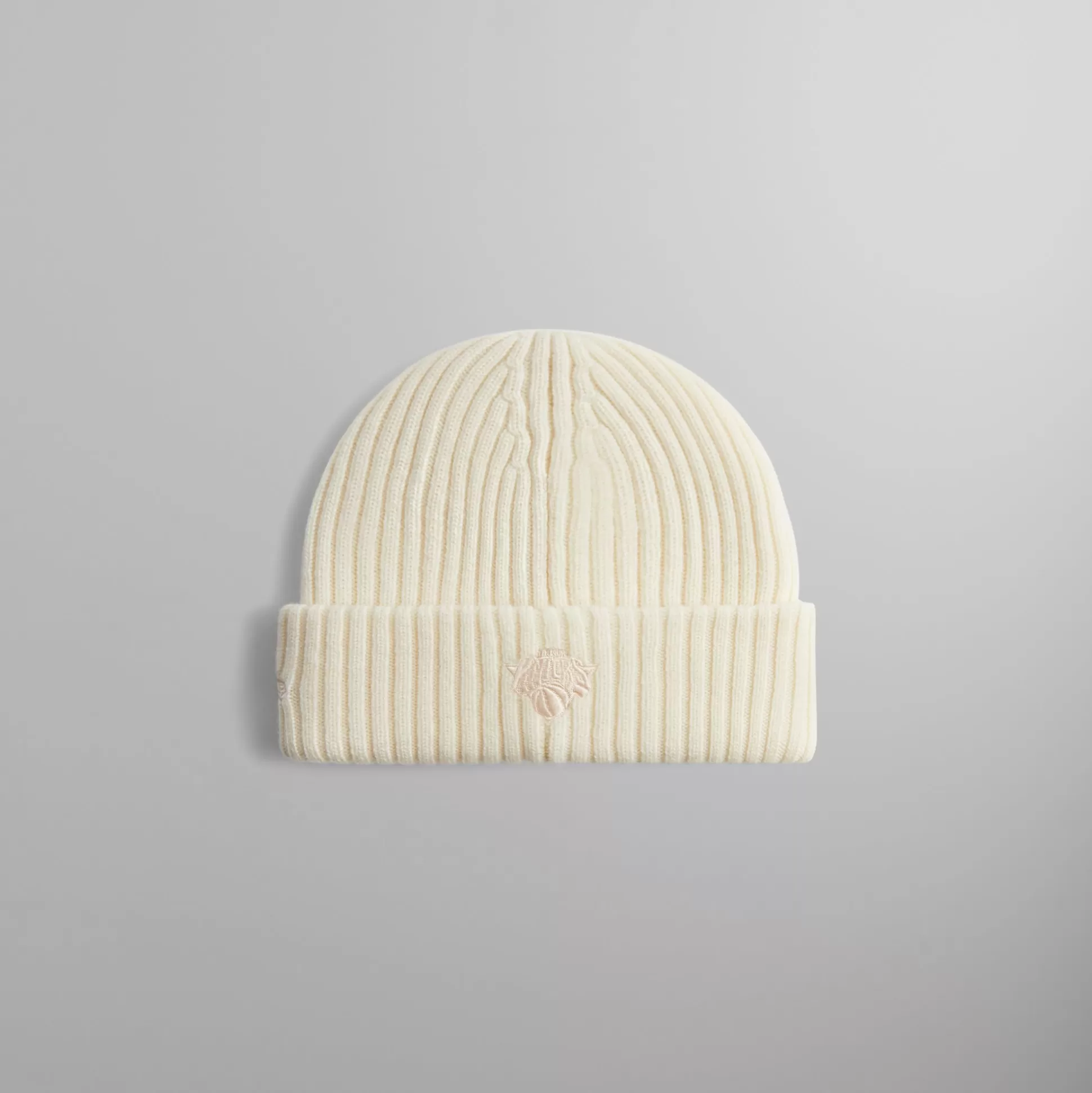 Discount Kith for the New York Knicks Logo Beanie Sandrift