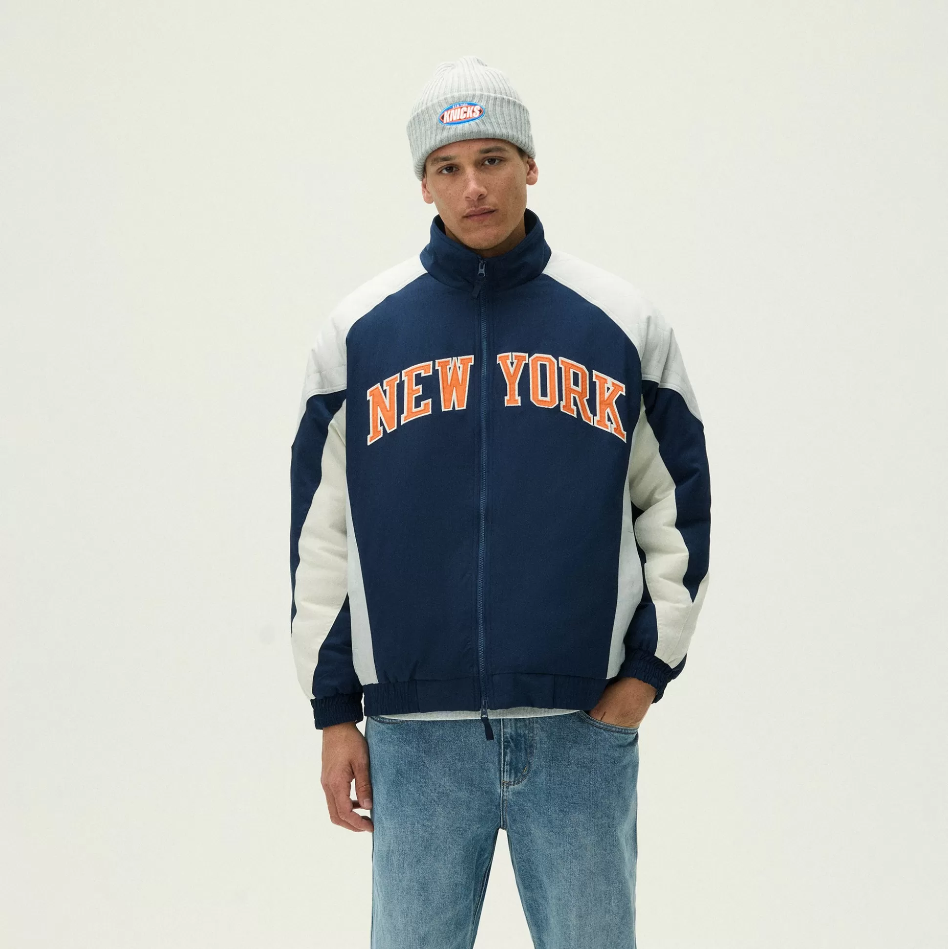 Outlet Kith for the New York Knicks Nylon Padded Jacket Nocturnal