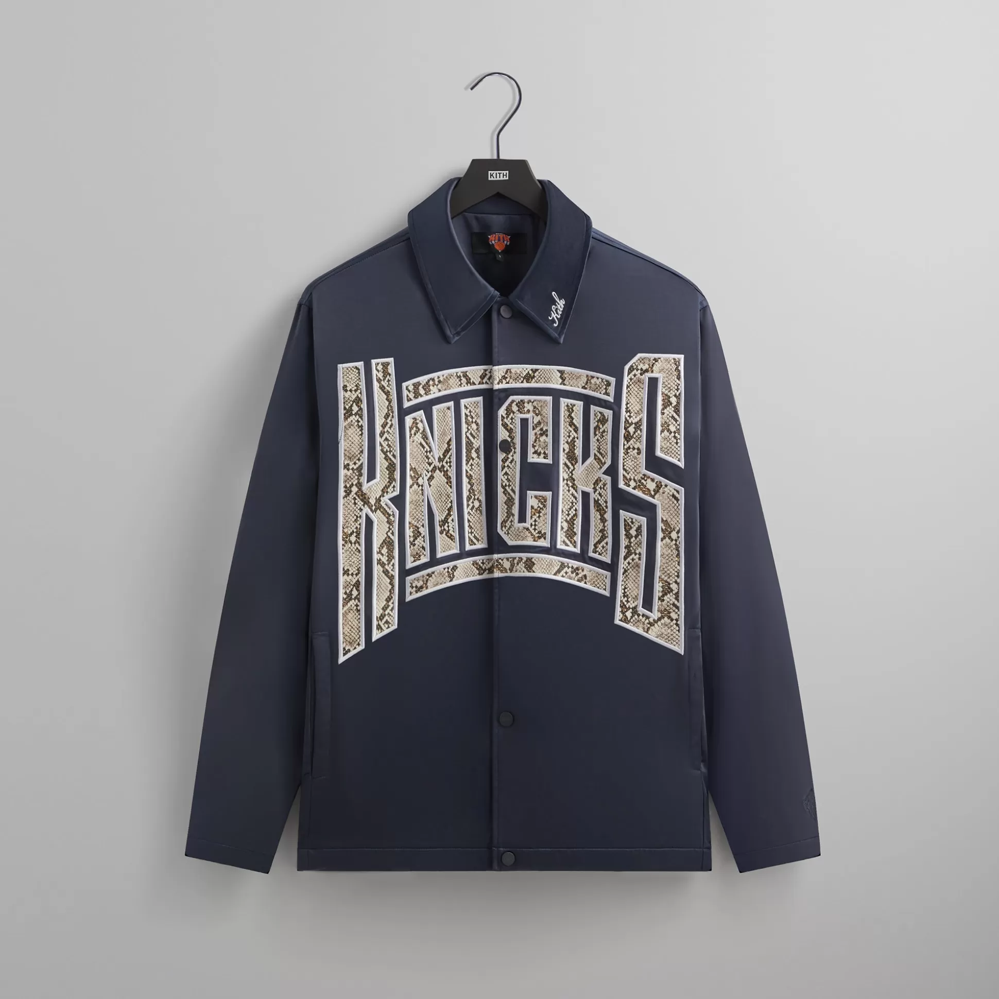 New Kith for the New York Knicks Snap Front Coaches Jacket Nocturnal