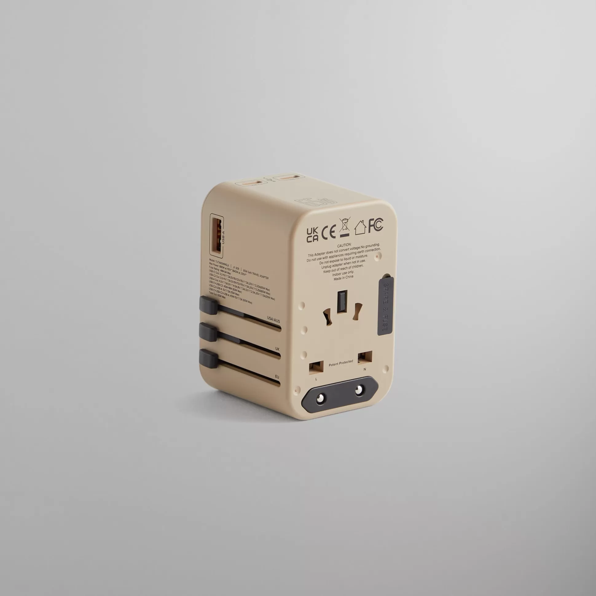 Best Sale Kith for TUMI 65W Universal Power Adapter Quicksand