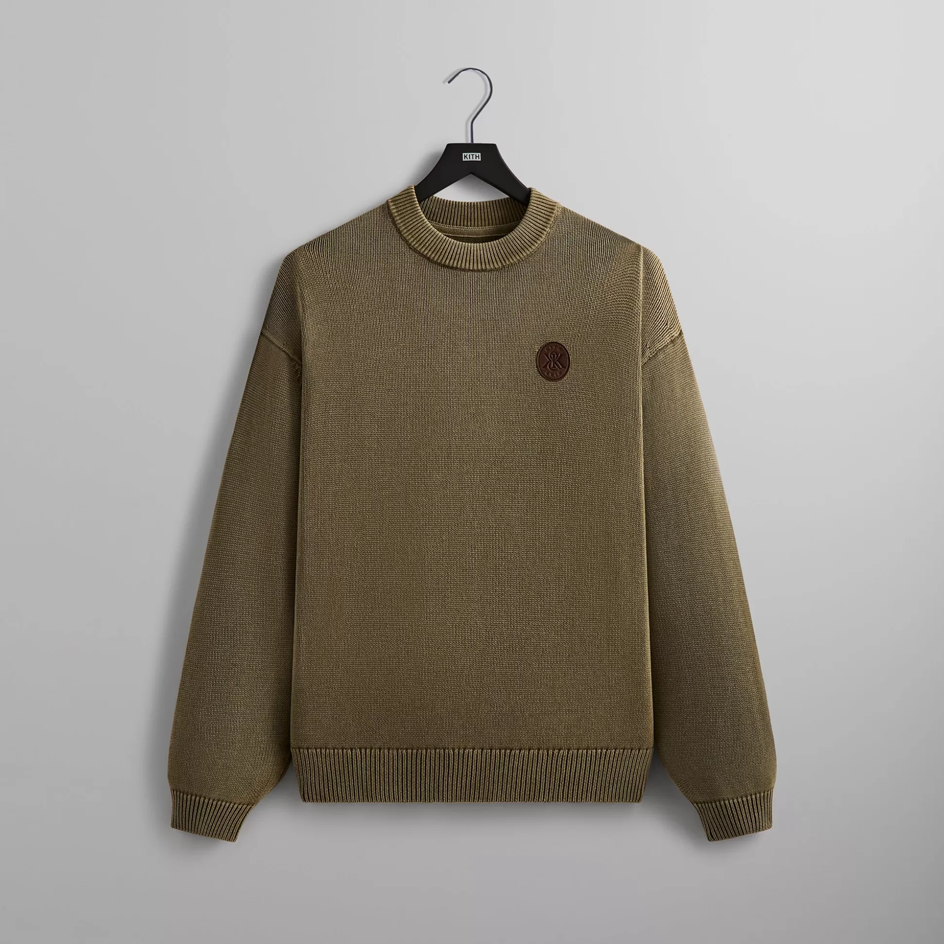 Online Kith Garment Dyed Lewis Sweater Palomino