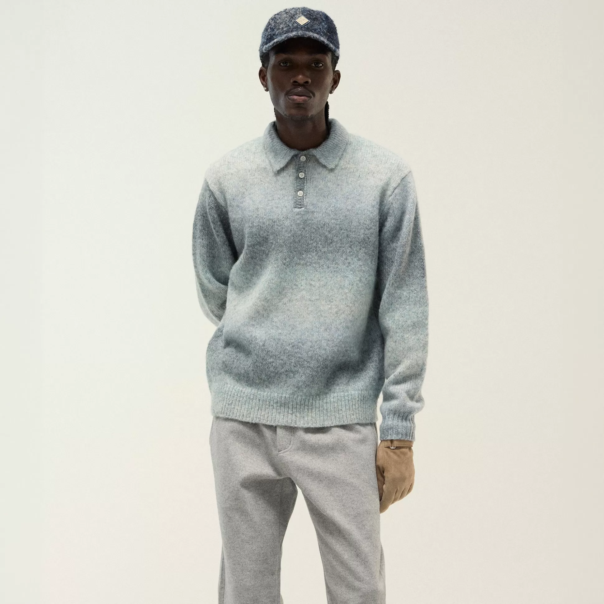 Flash Sale Kith Gradient Harmon Rugby Pullover Sweater Atlas