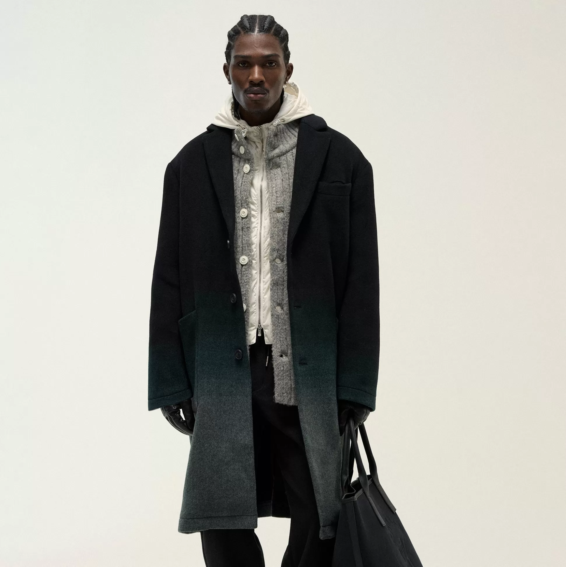 Discount Kith Gradient Wool Bergen Coat Chronicle