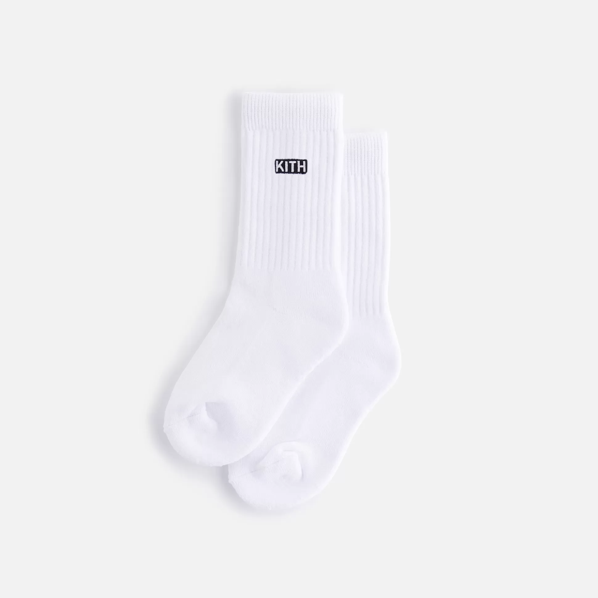 Best Sale Kith Kids Classic Crew Socks White