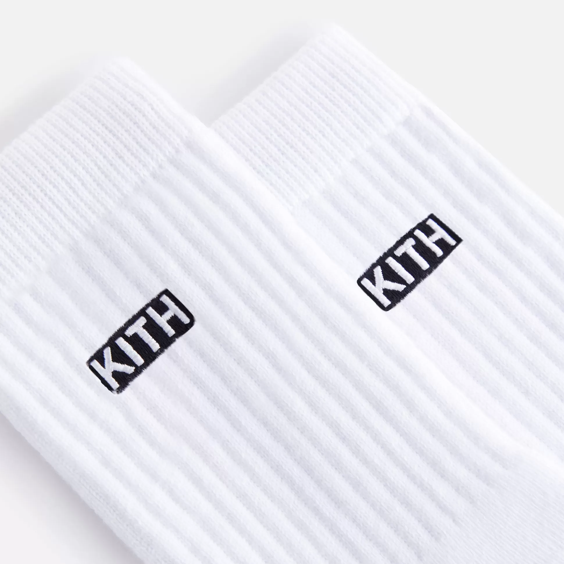 Best Sale Kith Kids Classic Crew Socks White