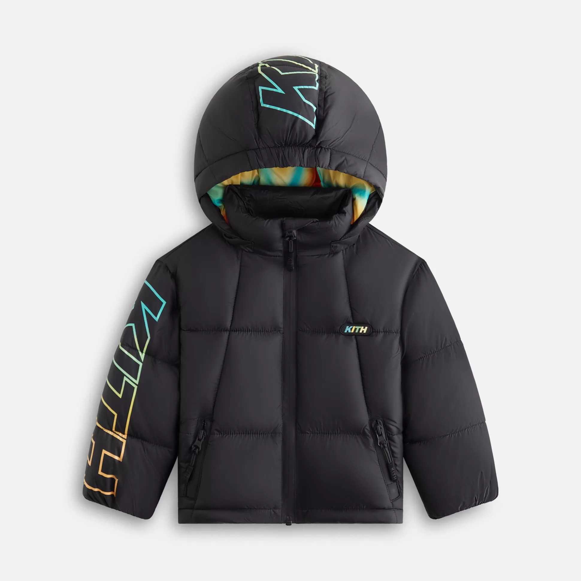 Fashion Kith Kids Classic Midi Puffer Black