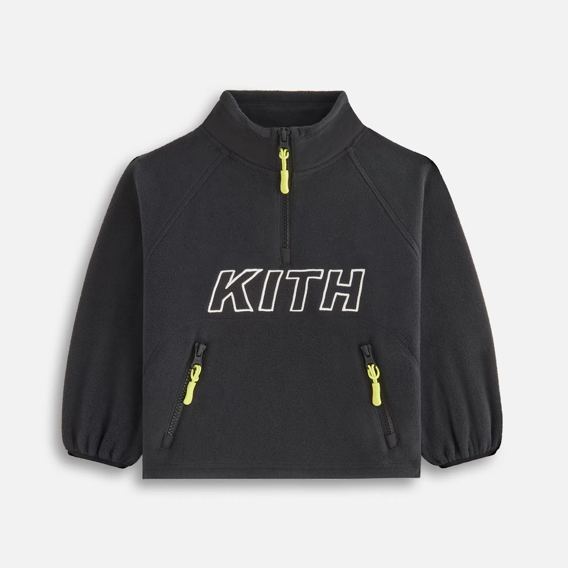 Online Kith Kids Coleman Quarter Zip Black