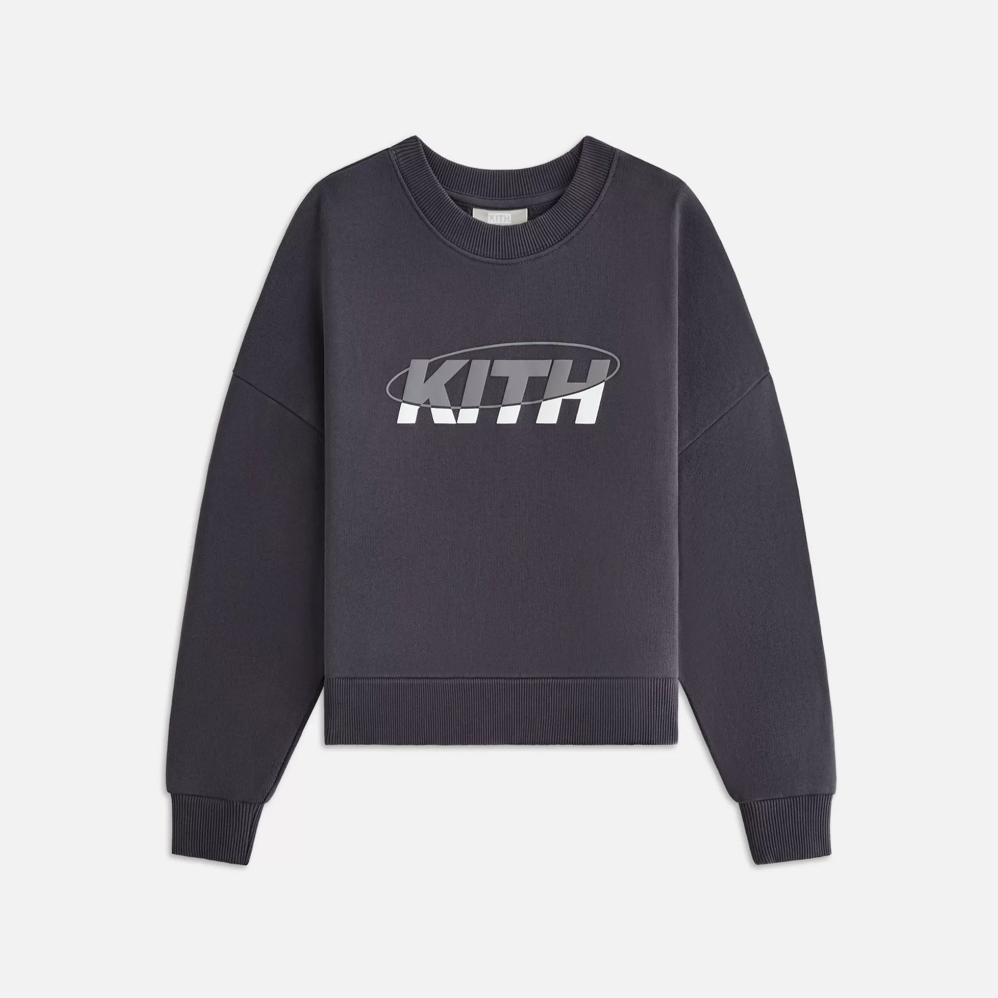 Shop Kith Kids Collegiate Nelson Crewneck Battleship