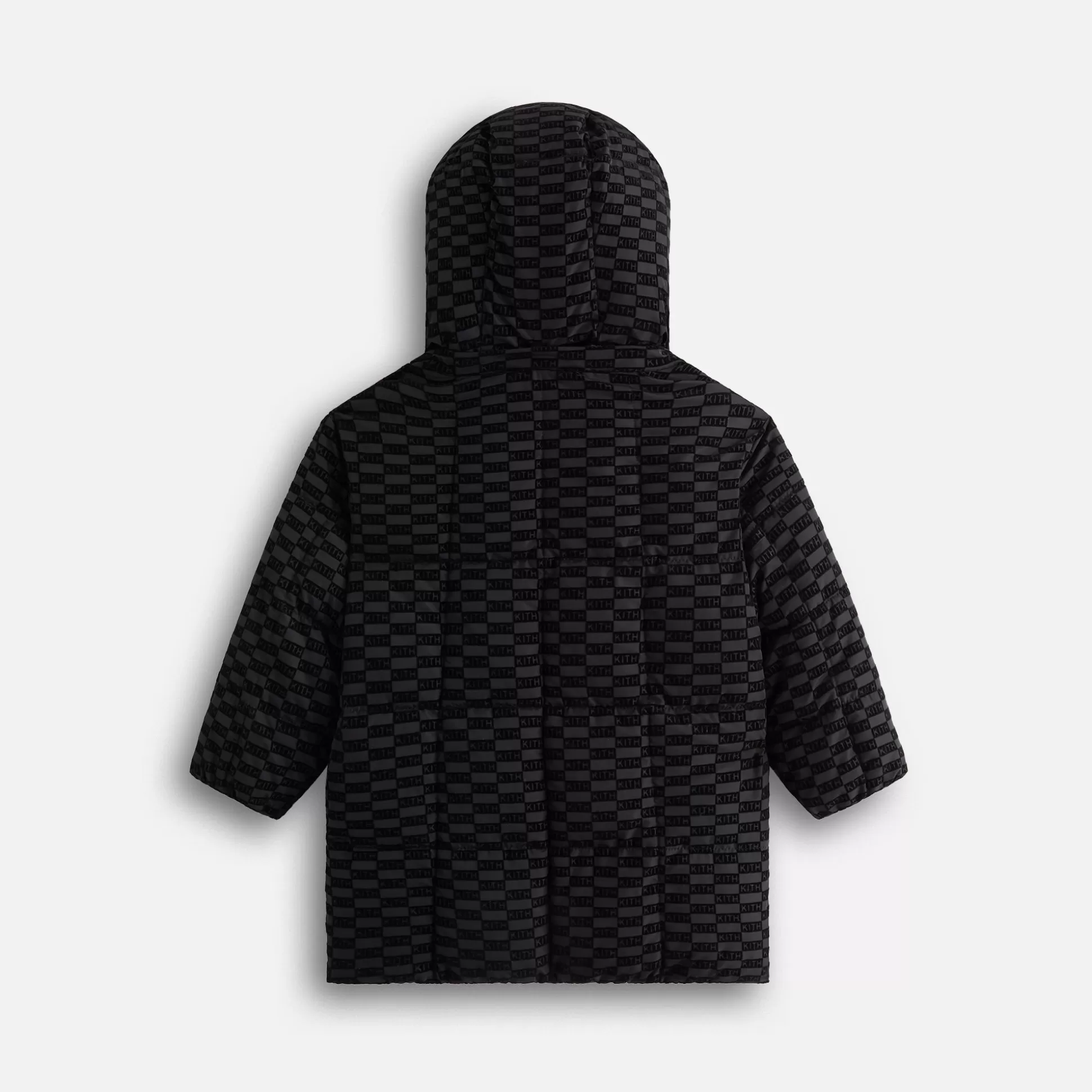 Discount Kith Kids Flocked Puffer Coat Black