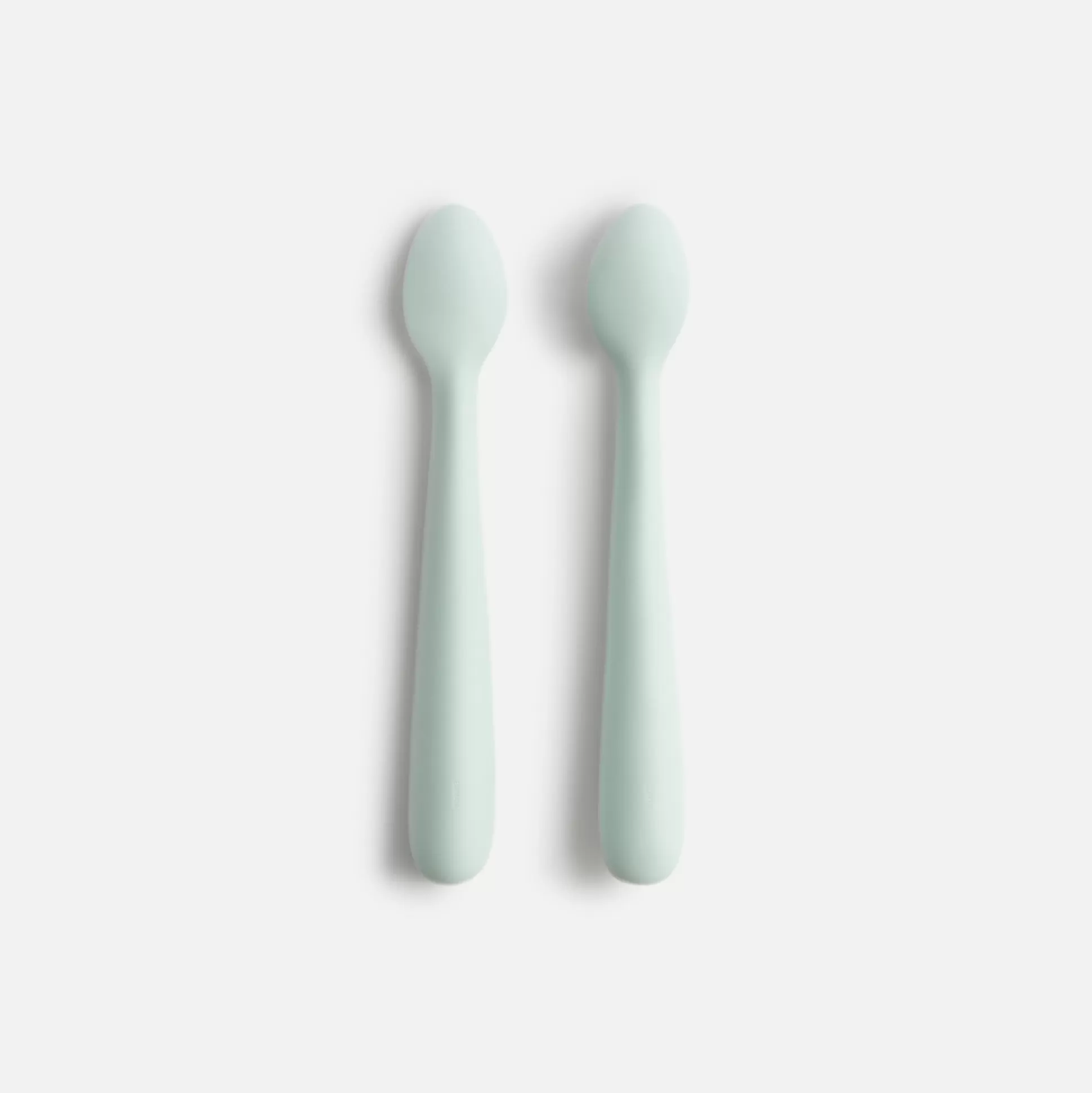 Outlet Kith Kids for Mushie Silicone Feeding Spoon 2 Pack Helium