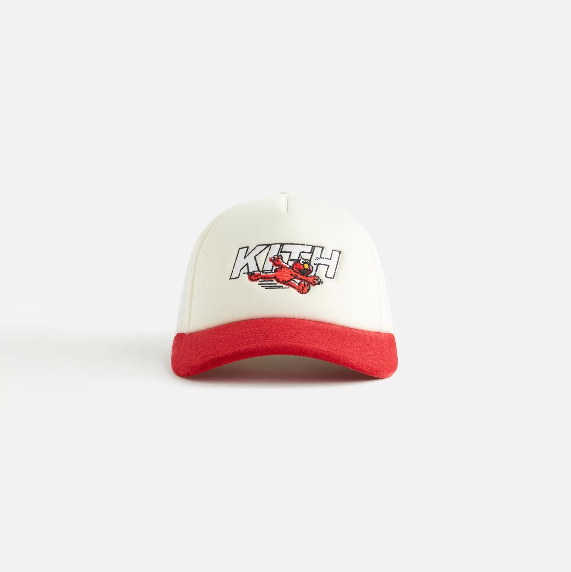 Best Kith Kids for Sesame Street Elmo Trucker Hat Sandrift